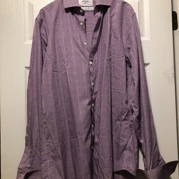 Charles Tyrwhitt CHARLES TYRWHITT MEN'S NEW COTTON DRESS SHIRT SIZE: 16/36 Size US L / EU 52-54 / 3 - 1 Thumbnail