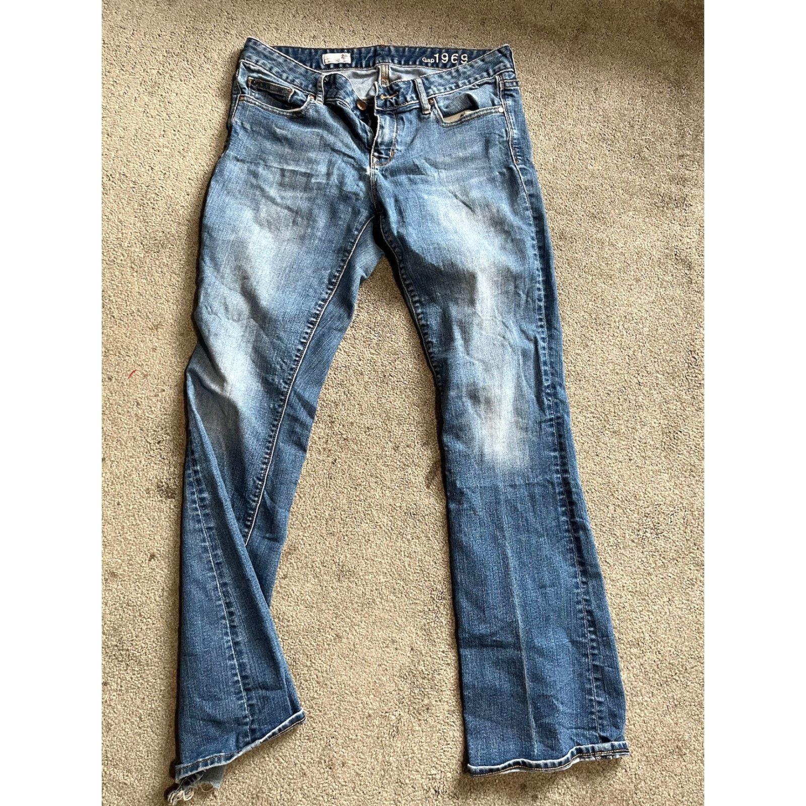 Gap GAP Jeans Curvy Stretch Women Size 29 Medium Wash Vintage 5-Pocket Denim Blue WG Size 29" - 3 Thumbnail