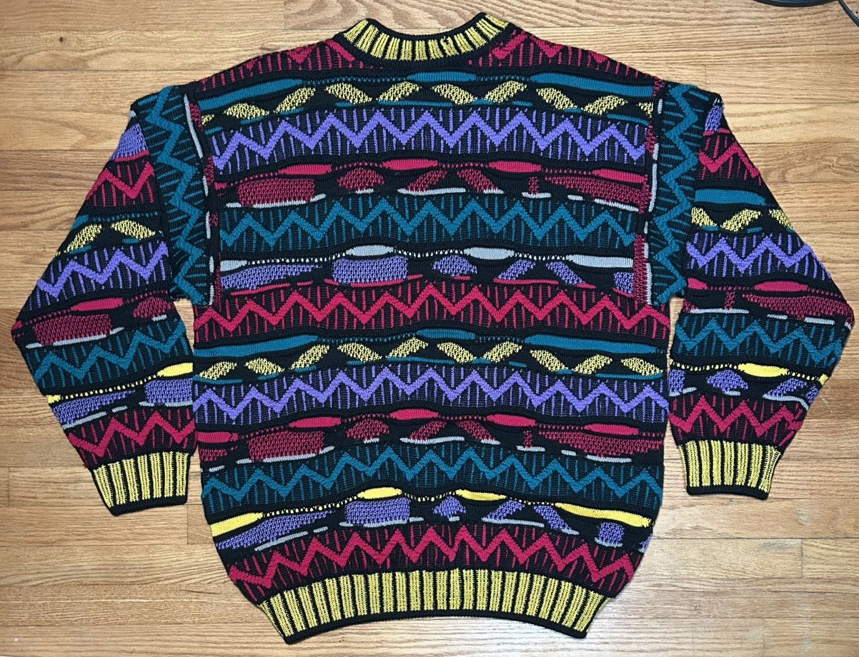 Coogi Vintage 90s Coogi WOOL 3D Knit Sweater Mens XL Size US XL / EU 56 / 4 - 4 Thumbnail