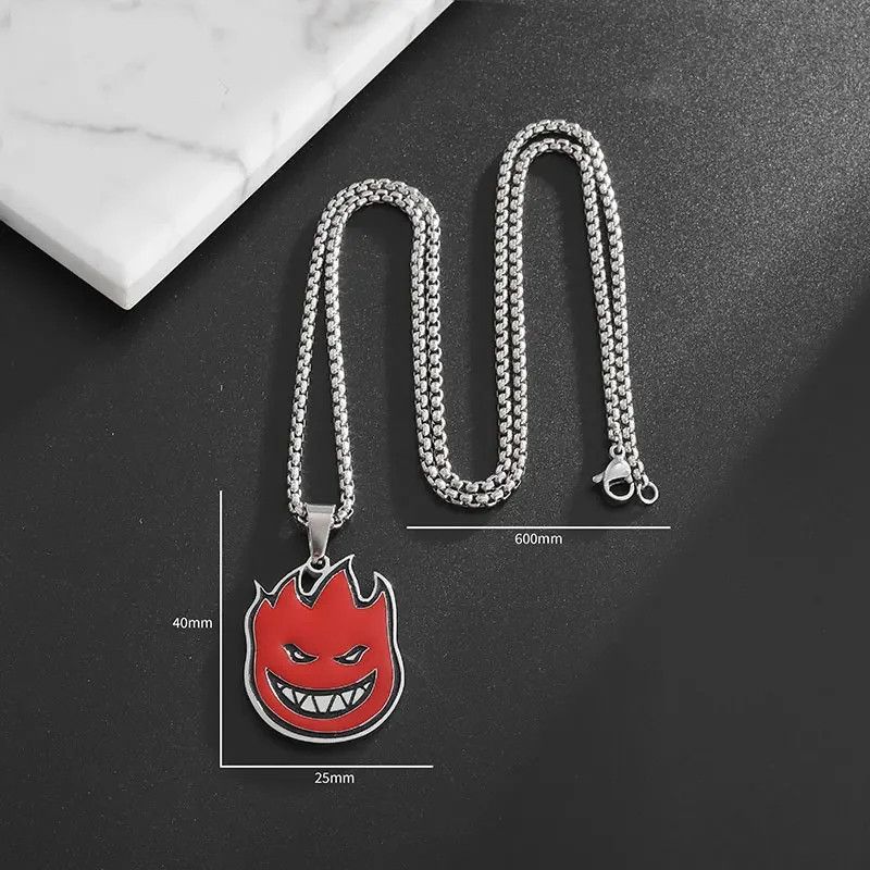 Jewelry × Vintage Flame Little Devil Necklace Size ONE SIZE - 6 Thumbnail