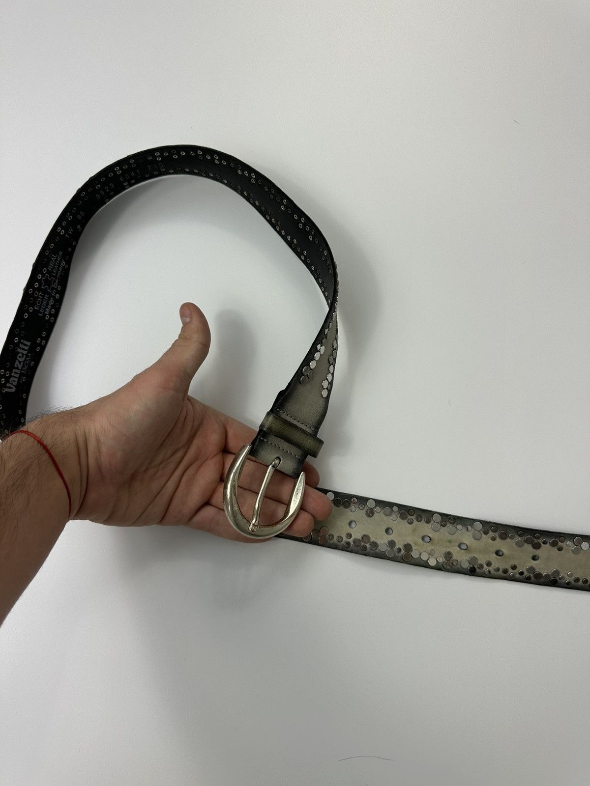 Japanese Brand Vanzetti Diesel Style Leather Belt Made In Germany Size ONE SIZE - 7 Thumbnail