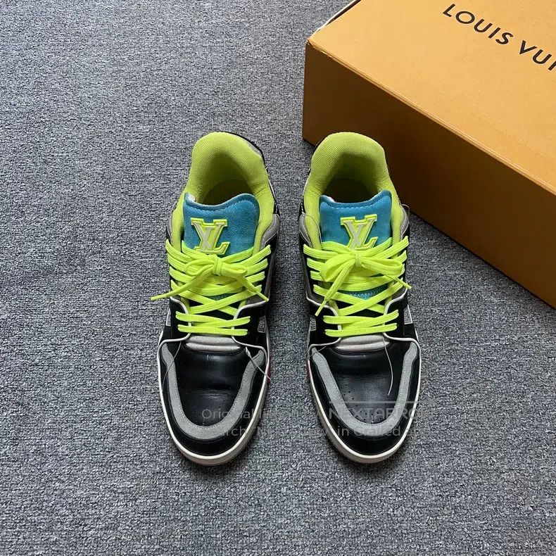 Louis Vuitton Louis Vuitton Trainer Show Black CementTrainer show black Size US 10 / EU 43 - 2 Thumbnail