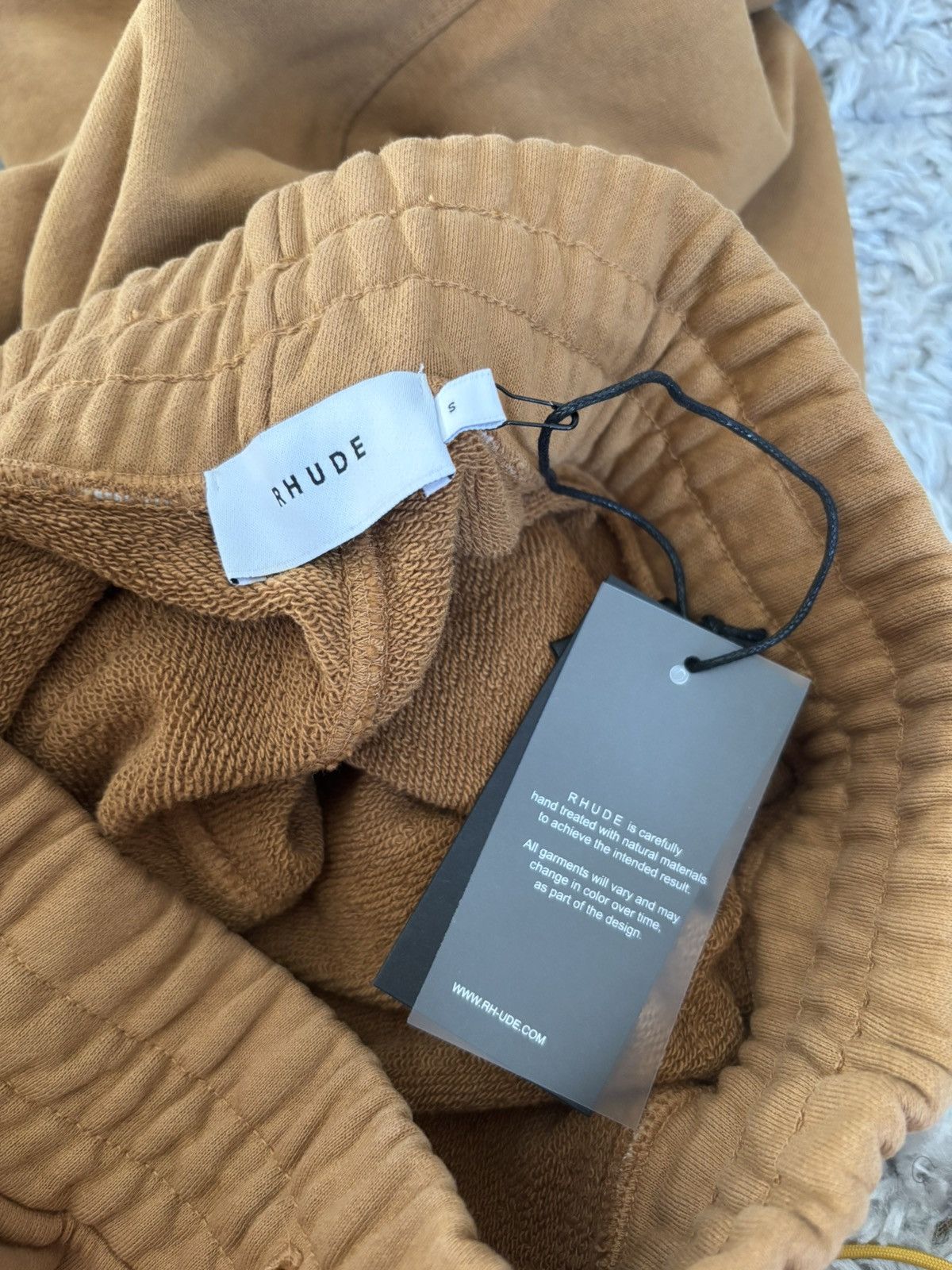 Rhude Tan Rhude Royal Sweat Pants Size Small Size US 28 / EU 44 - 2 Thumbnail