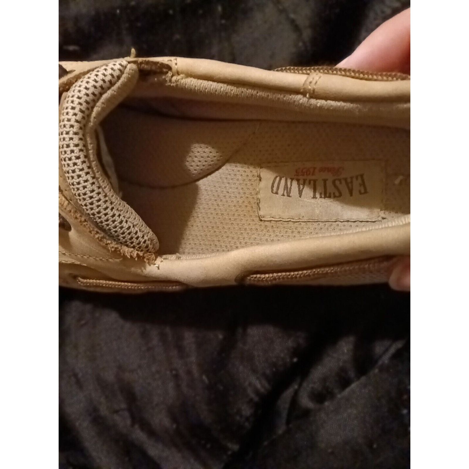 Eastland Eastland Shoes Womens 7 M Tan Leather Boat Shoes slippers Size US 7 / IT 37 - 4 Thumbnail