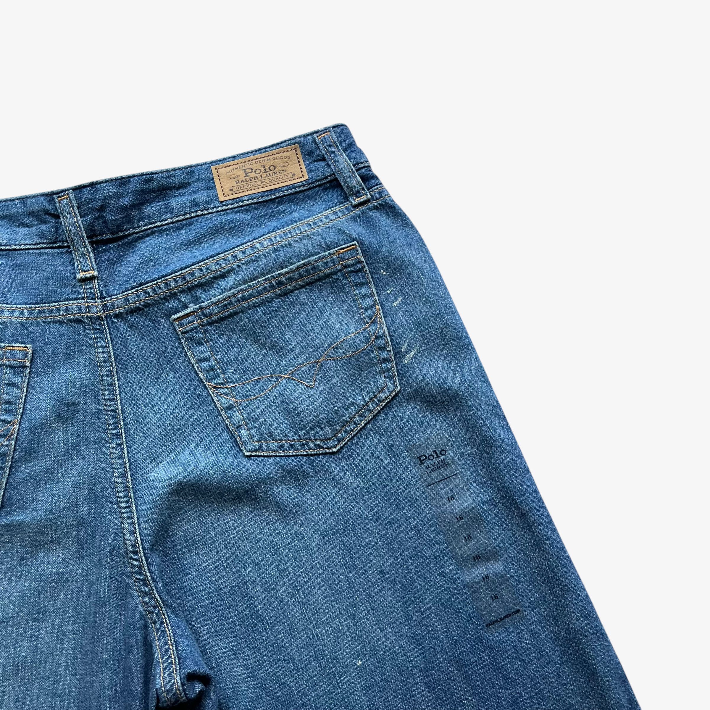 Women's Polo Ralph Lauren Patchwork Blue Jeans