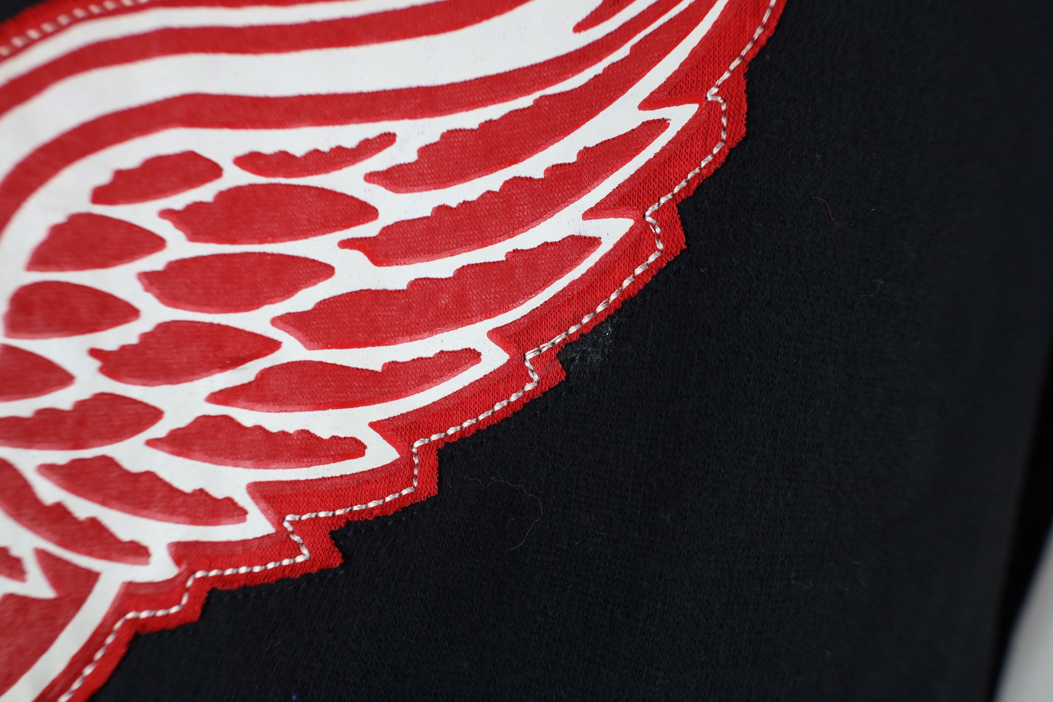 Vintage Vintage CCM Hockey Red Wings Hockey Jersey Hoodie Sweatshirt Size L / US 10 / IT 46 - 7 Thumbnail