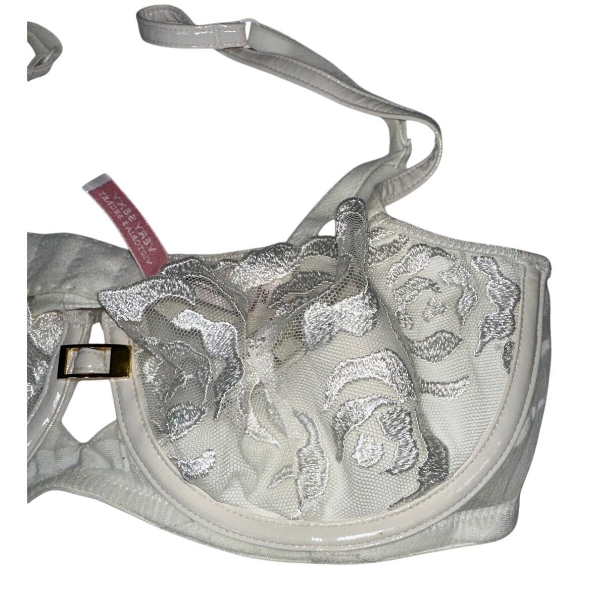 Victoria's Secret Victoria's Secret Very Sexy White Lace Push Up Bra 34C Size ONE SIZE - 2 Thumbnail