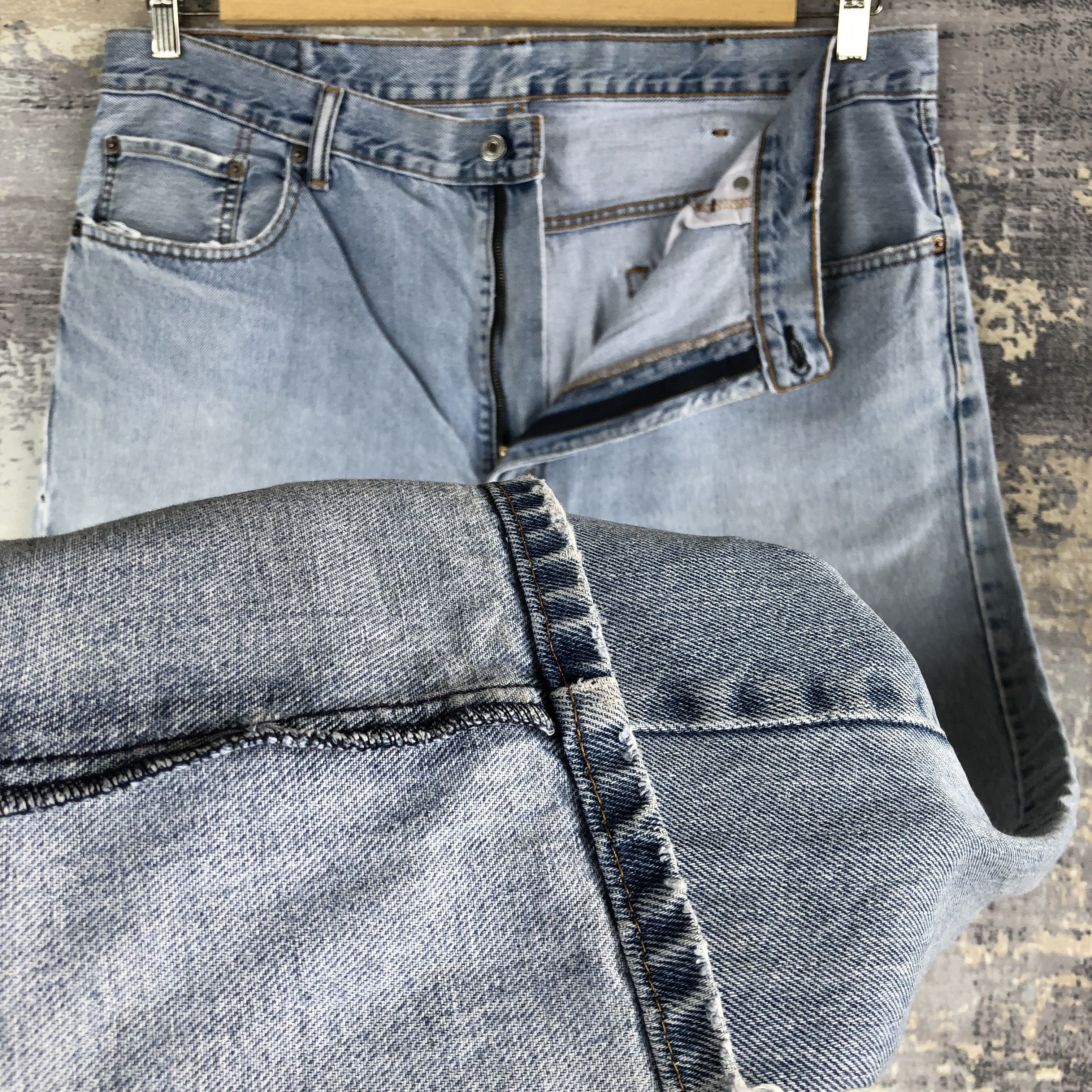 Levi's Vintage Y2K Levis Light Wash Jeans Levi's 505 Faded Denim Size US 40 / EU 56 - 8 Thumbnail