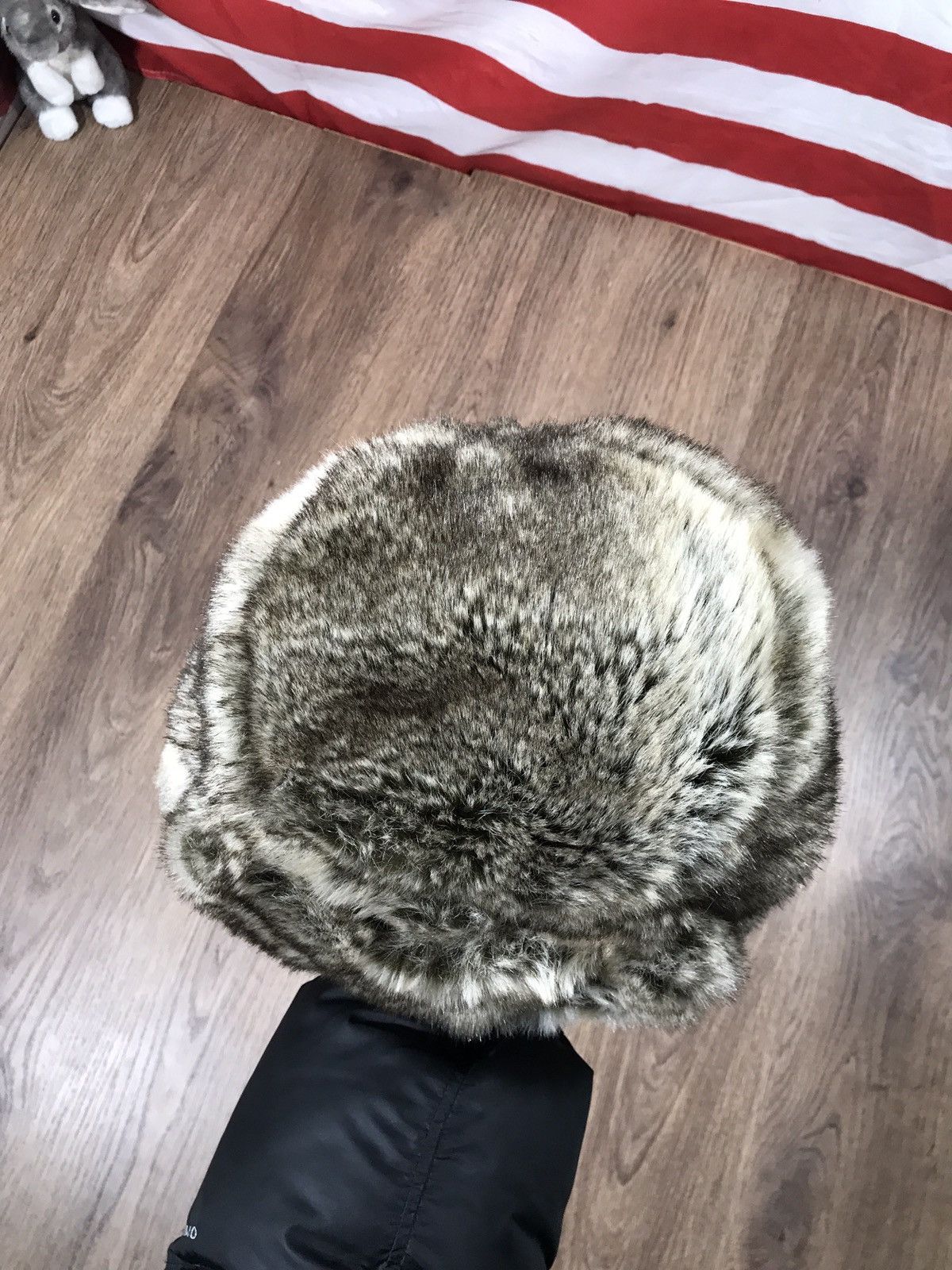 Japanese Brand × Vintage Vintage Fuzzy Mohair Rap Man’s Hat Y2K Drill Size ONE SIZE - 4 Thumbnail