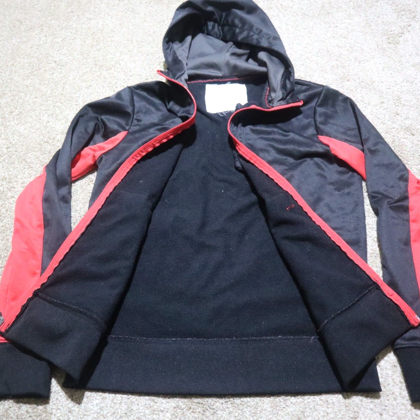 Aeropostale Aeropostale Jacket Women S Black Full Zip Coat with Red Trim Size S Small Size S / US 4 / IT 40 - 4 Thumbnail