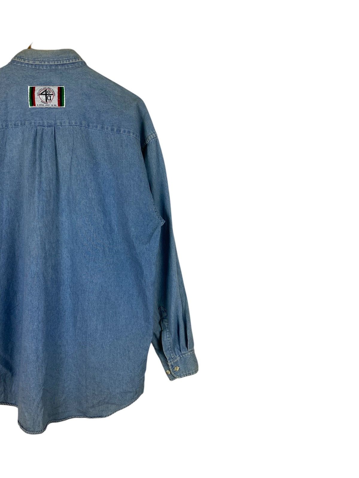 Cross Colours Vintage 40 Acres and A Mule Filmworks Spike Lee Denim Shir Size US XL / EU 56 / 4 - 10 Thumbnail