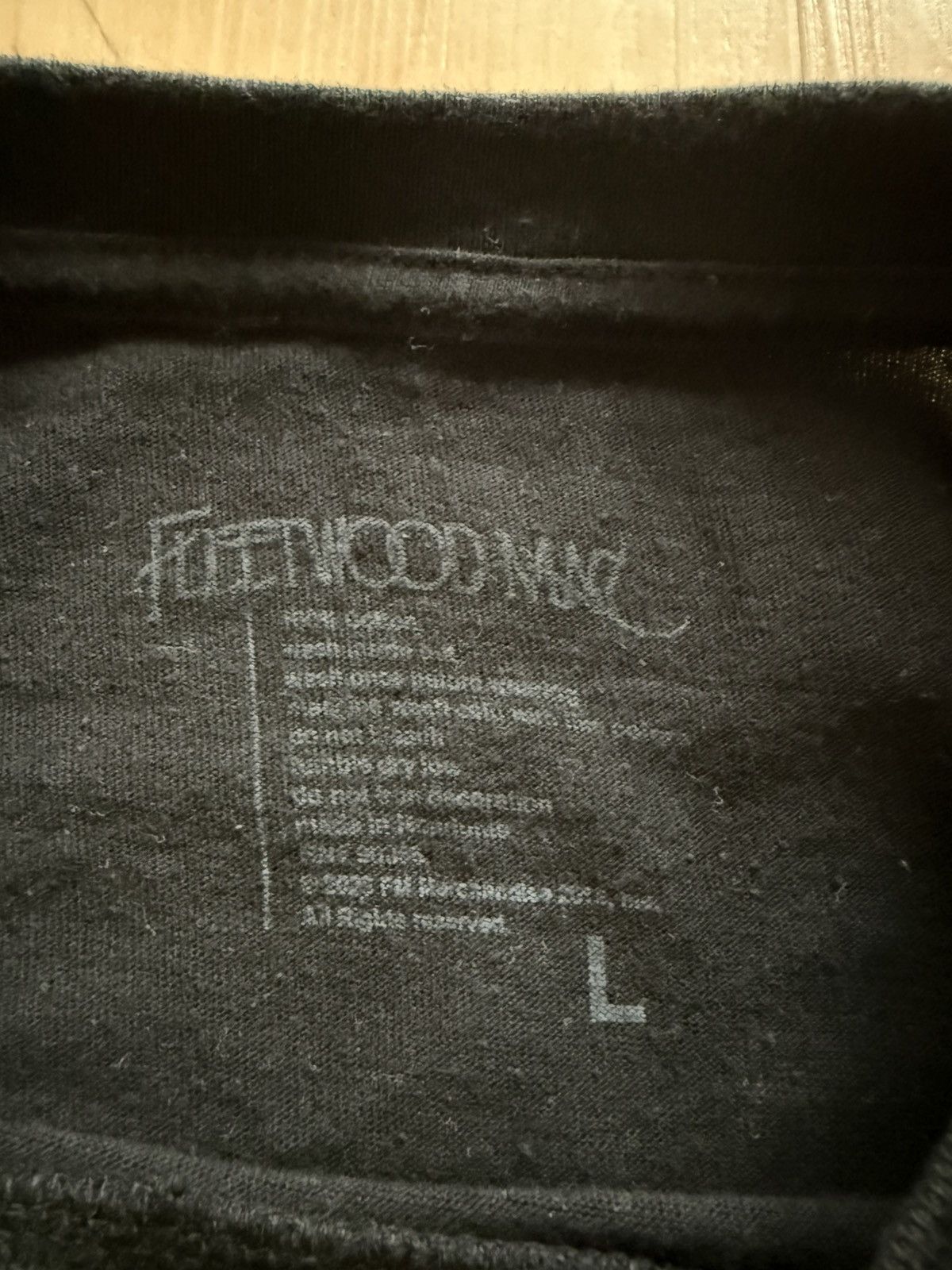 Band Tees × Vintage Fleetwood Mac Tour T Shirt Black Size US L / EU 52-54 / 3 - 5 Thumbnail