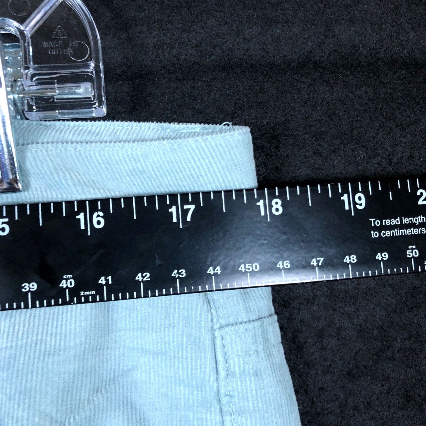 Sperry Sperry Jeans Light Blue Corduroy Mid Rise Straight 100% Cotton 28 Womens Denim Regular 5-Pocket Design Mid Rise Corduroy Straight Jeans Womens 28 Size 25" / US 0 / IT 36 - 6 Thumbnail