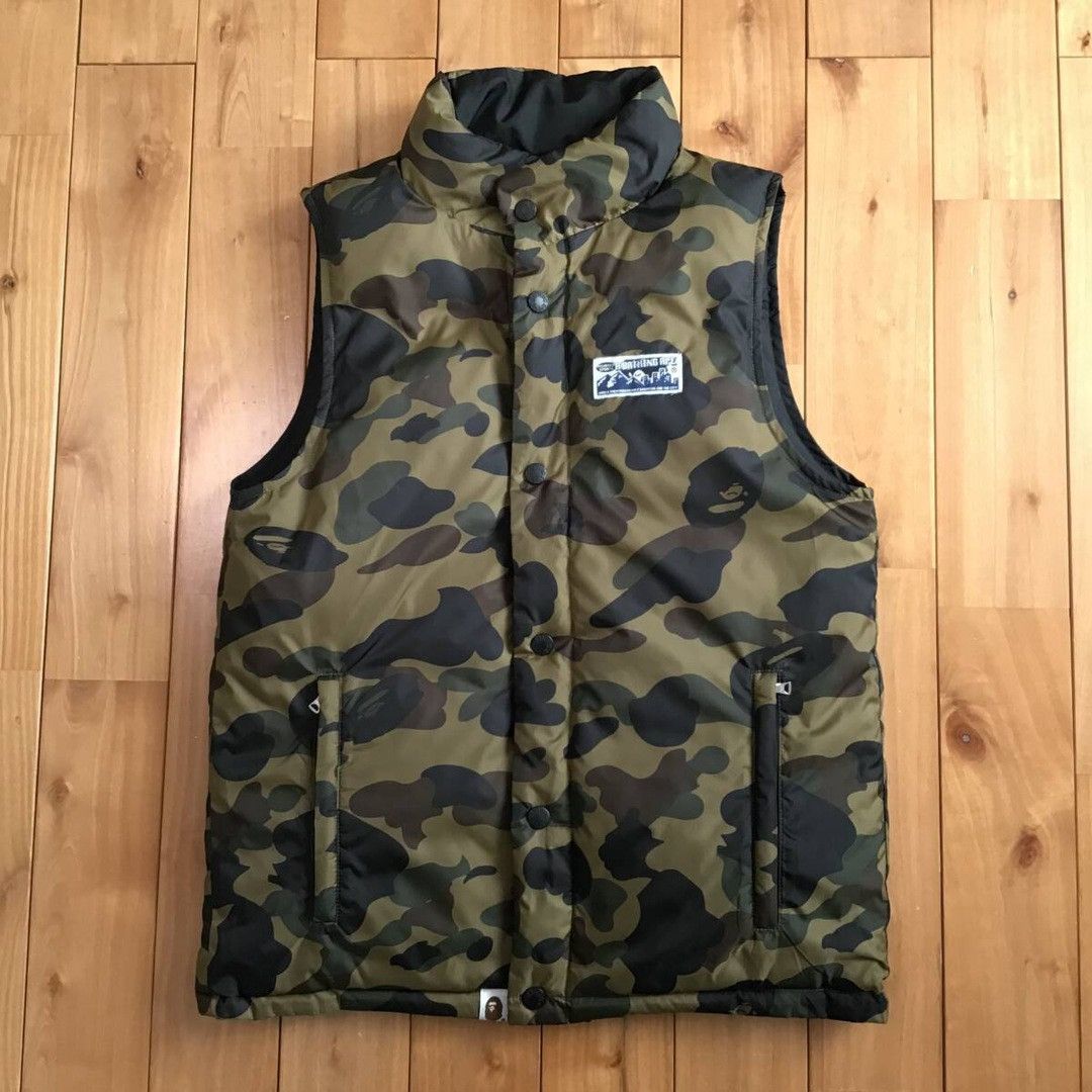 Bape 🔥Reversible🔥 Puffer Down Vest BAPE CAMO a bathing ape Size US S / EU 44-46 / 1 - 2 Thumbnail