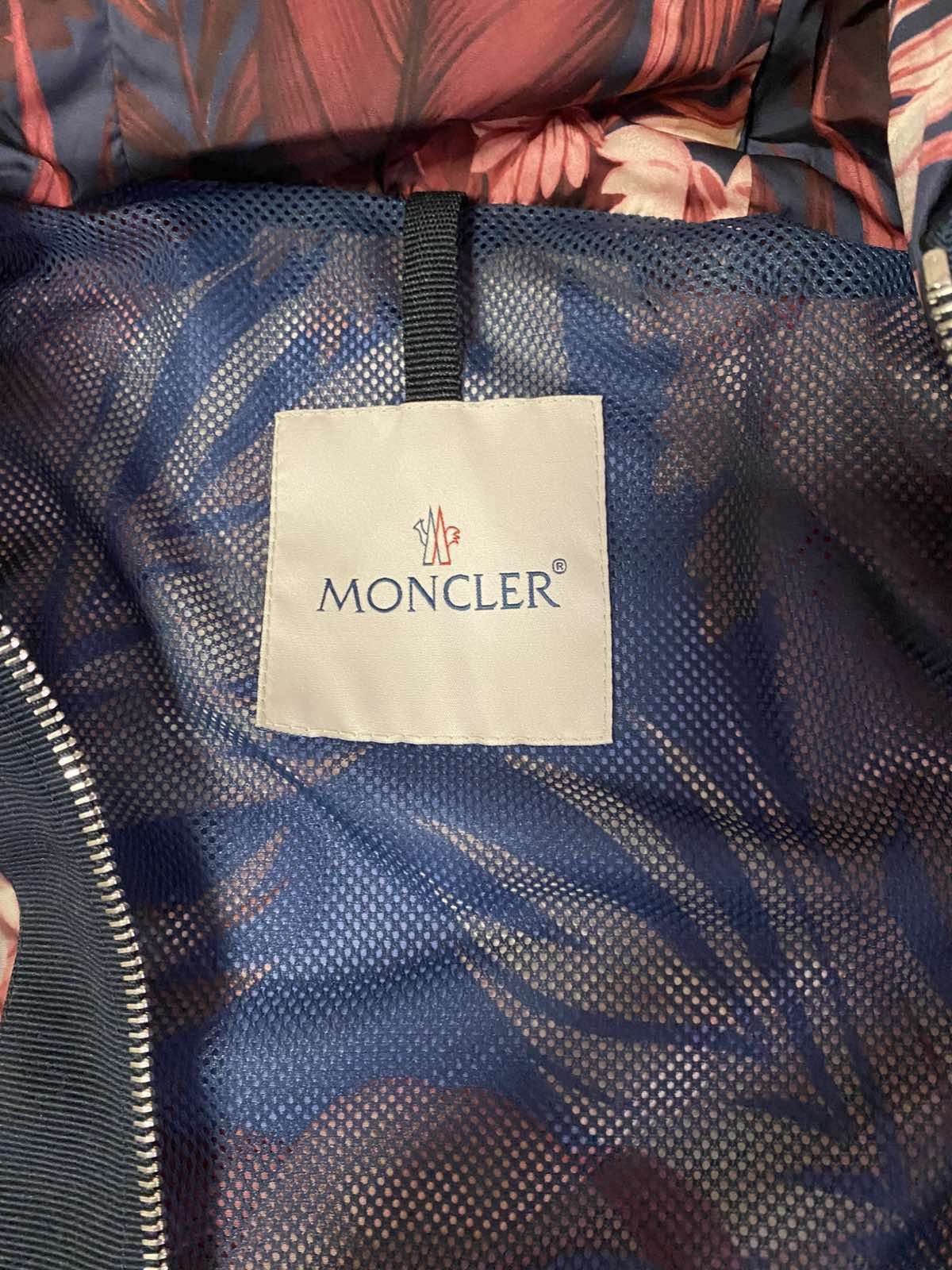Moncler Grenoble Moncler Burgundy Printed Polyamide Hooded Jacket Size M / US 6-8 / IT 42-44 - 15 Thumbnail