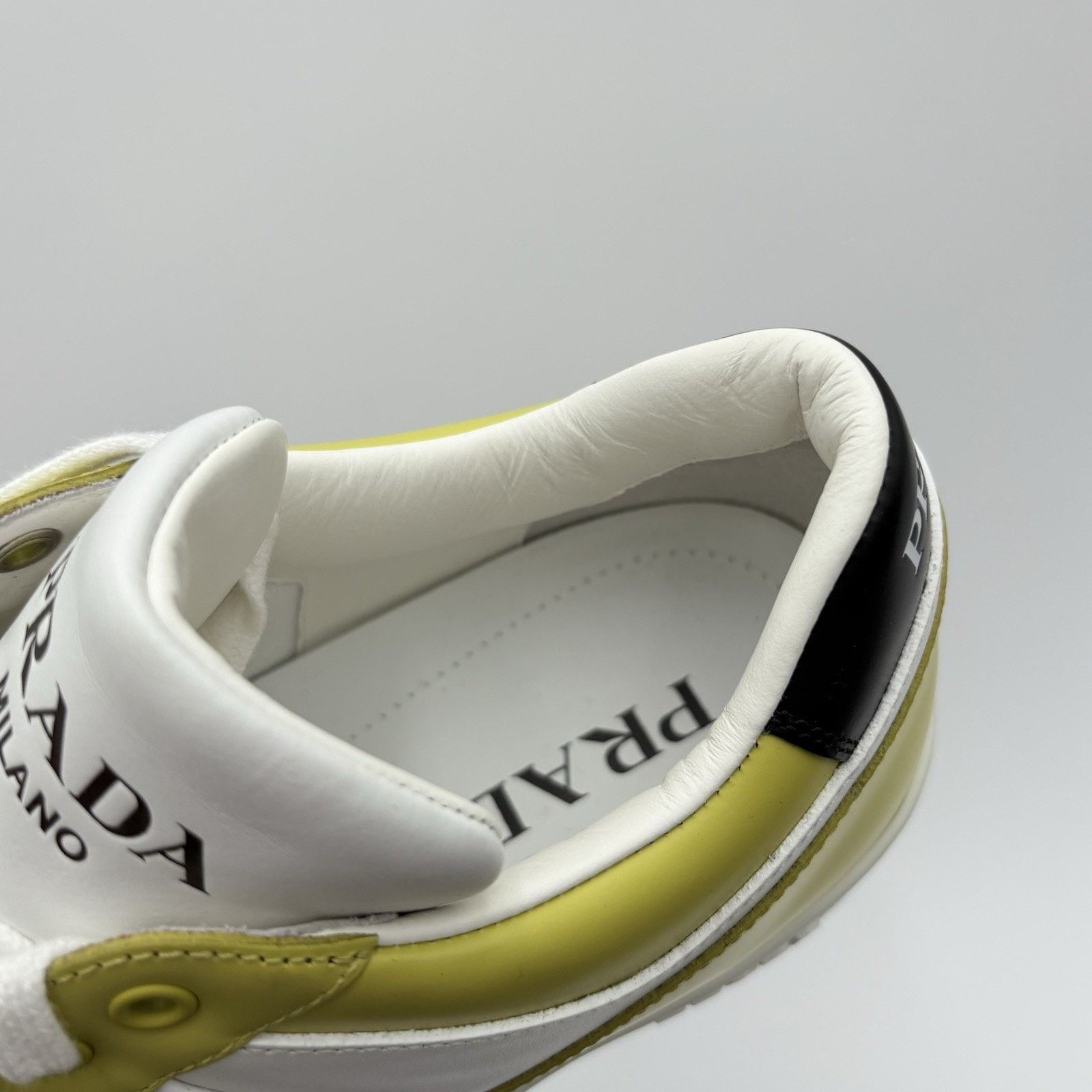 Prada Prada Downtown Low Leather ' Bianco Cedro ' | WORN ONCE! Size US 9 / EU 42 - 12 Thumbnail