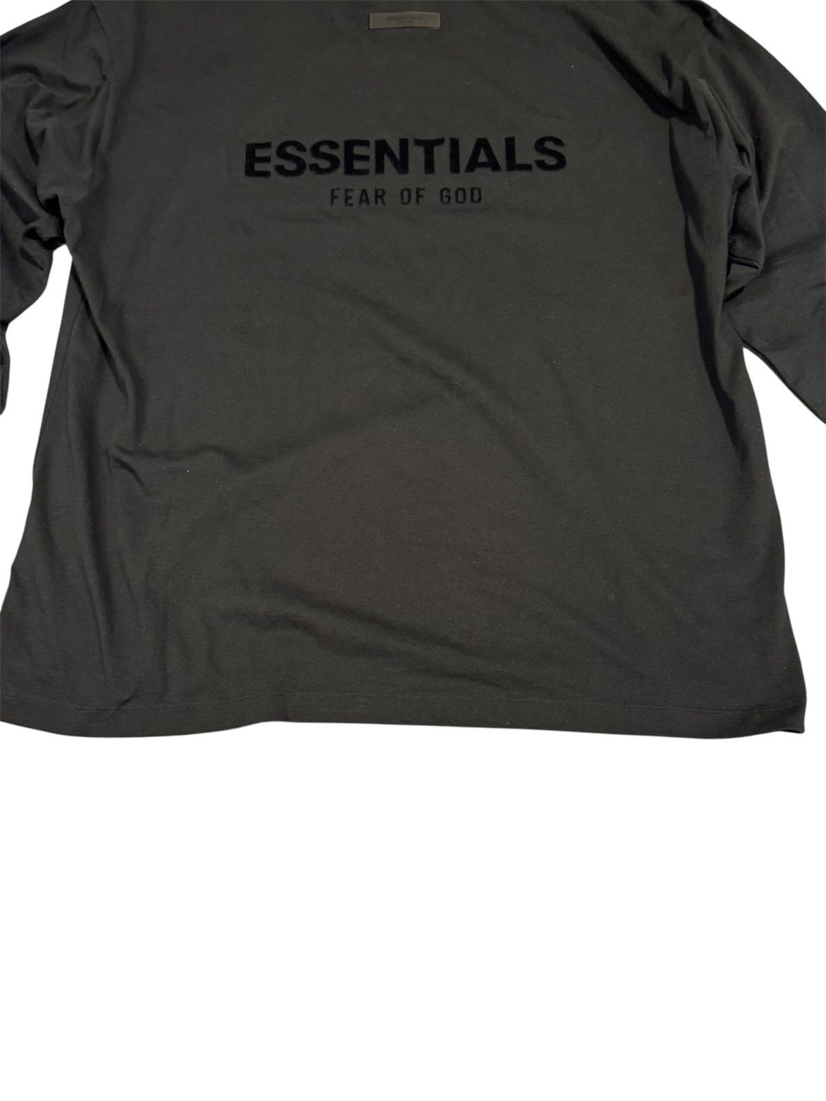 Fear of God 🔥 Essentials x Fear Of God Long Sleeve T-Shirt Limo Black Size US L / EU 52-54 / 3 - 6 Thumbnail