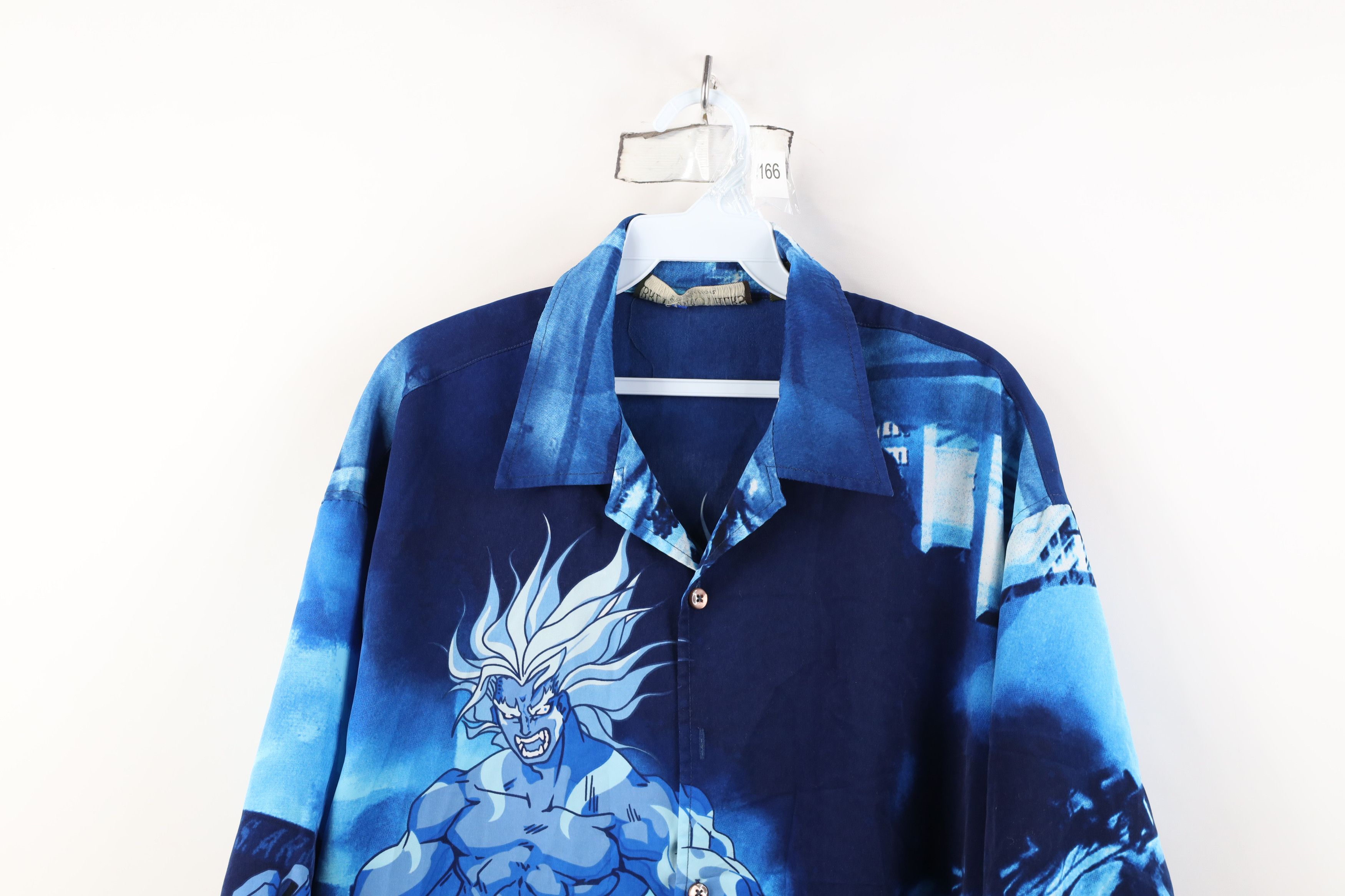 Vintage Vintage 90s Y2K Dragon Ball Z Anime Short Sleeve Shirt Size US L / EU 52-54 / 3 - 2 Thumbnail