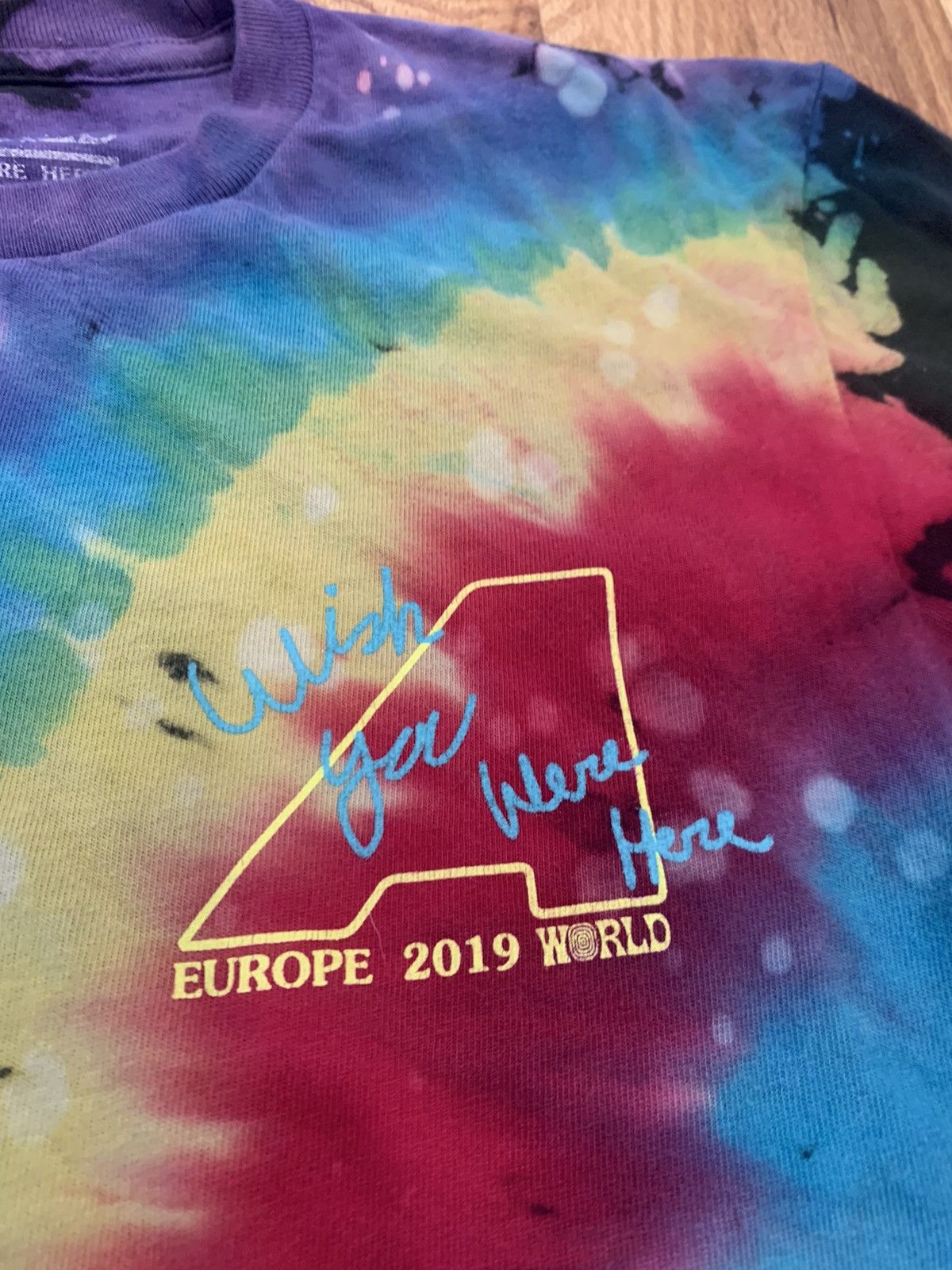 Band Tees × Travis Scott Travis Scott ‘19 ASTROWORLD European Tour Tie Dye Size US M / EU 48-50 / 2 - 3 Thumbnail