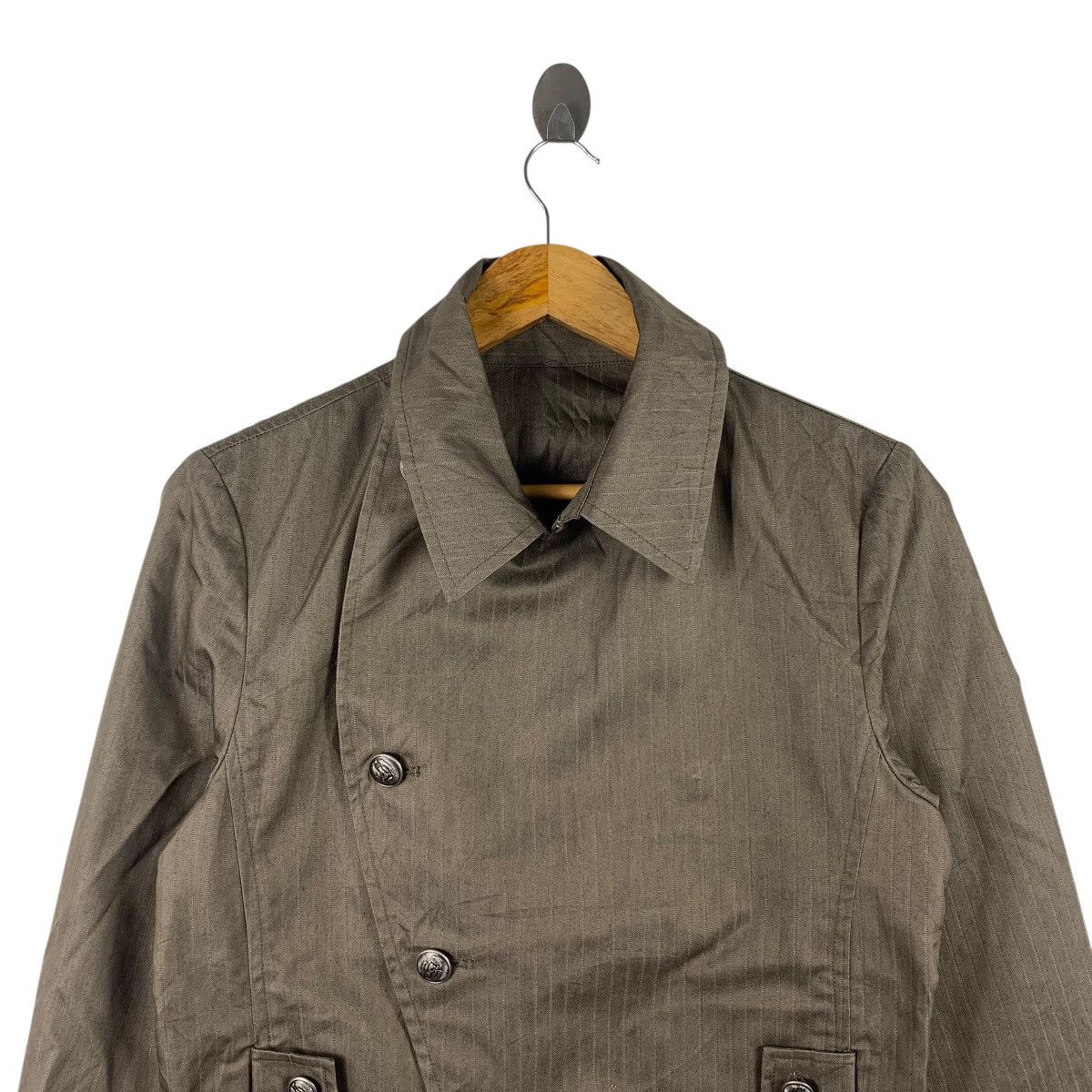 Japanese Brand × semanticdesign SEMANTIC DESIGN Punk Japanese Brand Hickory Stripes Coat Size M / US 6-8 / IT 42-44 - 4 Thumbnail