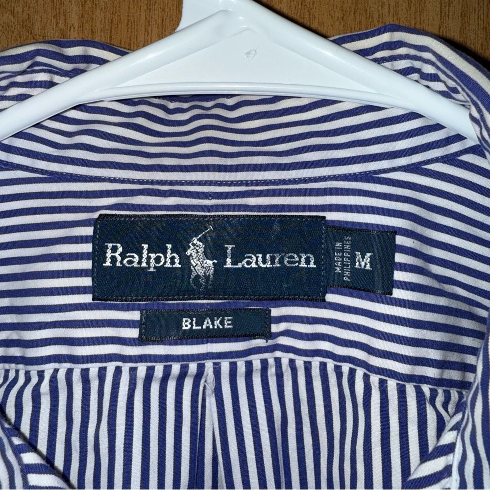 Ralph Lauren Ralph Lauren Blue Striped Men's Shirt Size US M / EU 48-50 / 2 - 3 Thumbnail