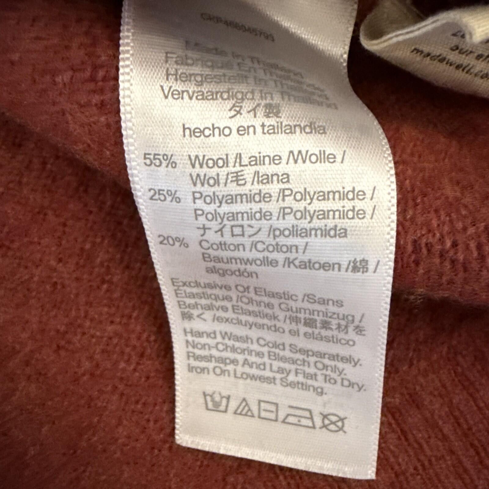 Madewell Madewell Wiltshire V-Neck Pullover Sweater rust red wool Size XS / US 0-2 / IT 36-38 - 9 Thumbnail