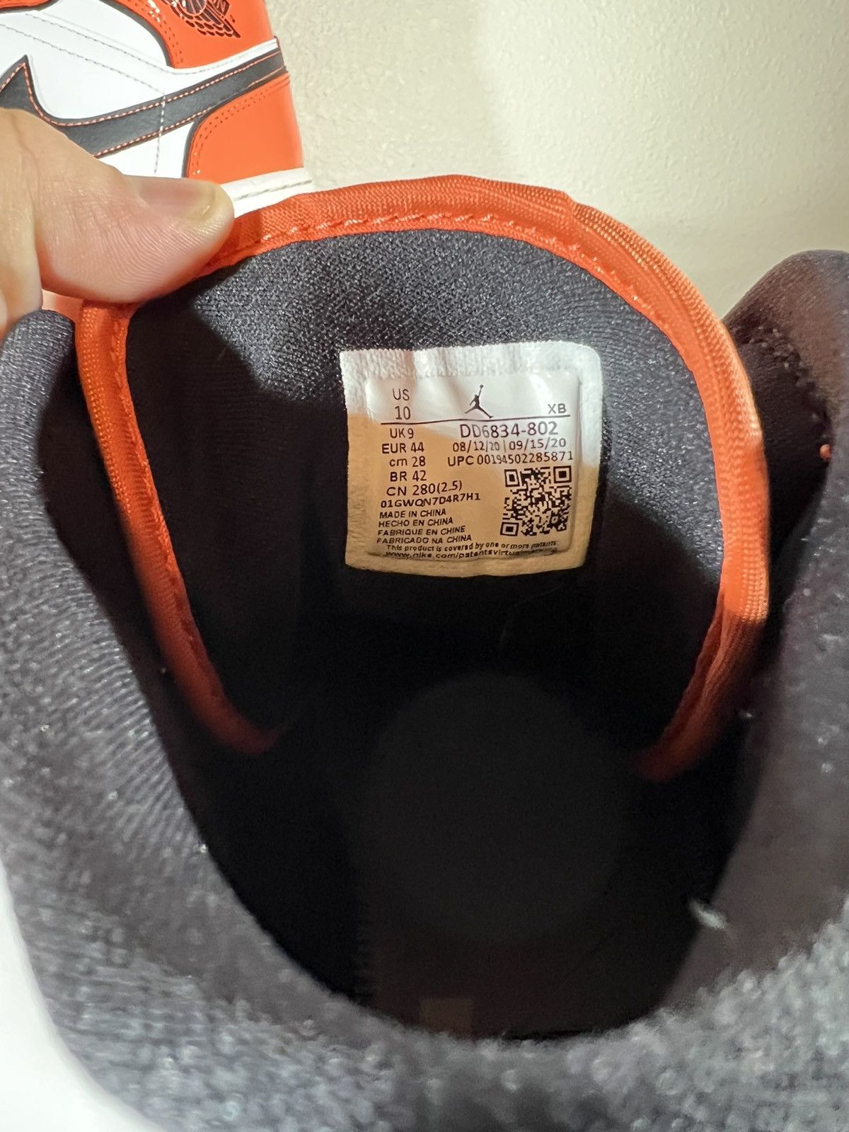 Jordan Brand Jordan 1 Mid “Patent Turf Orange” Size US 10 / EU 43 - 5 Thumbnail