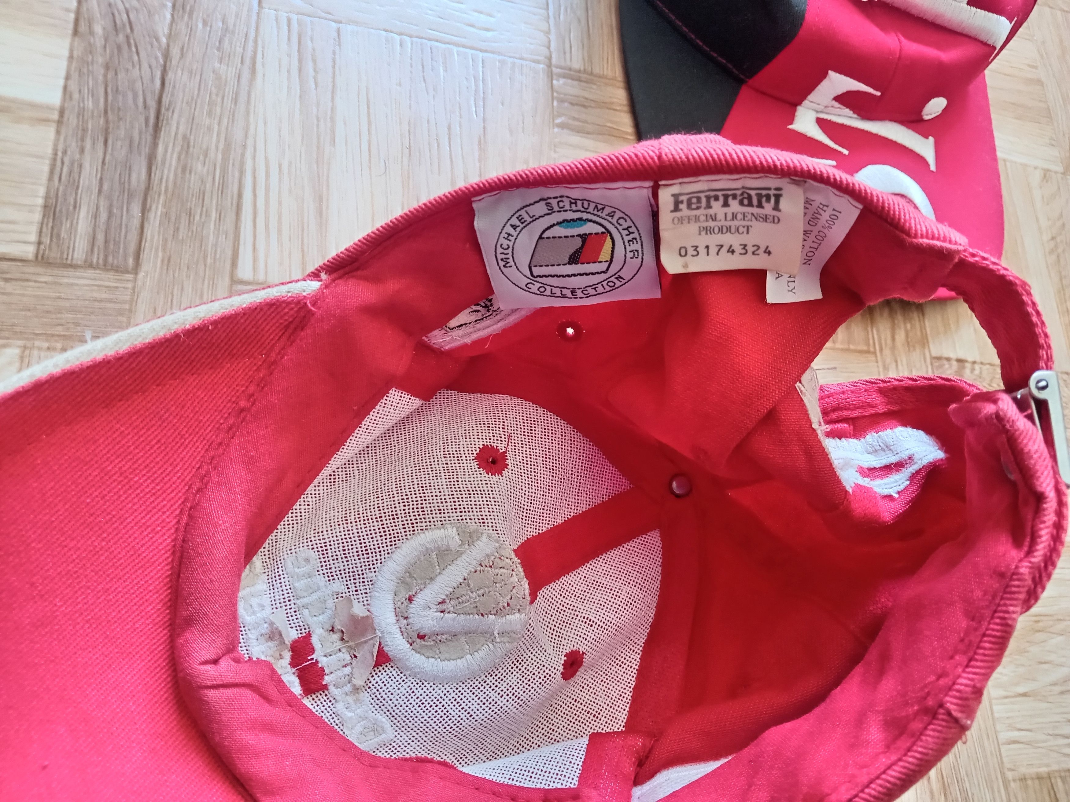 Ferrari Cap vintage Michael Schumacher vintage dekra Size 42 - 4 Thumbnail