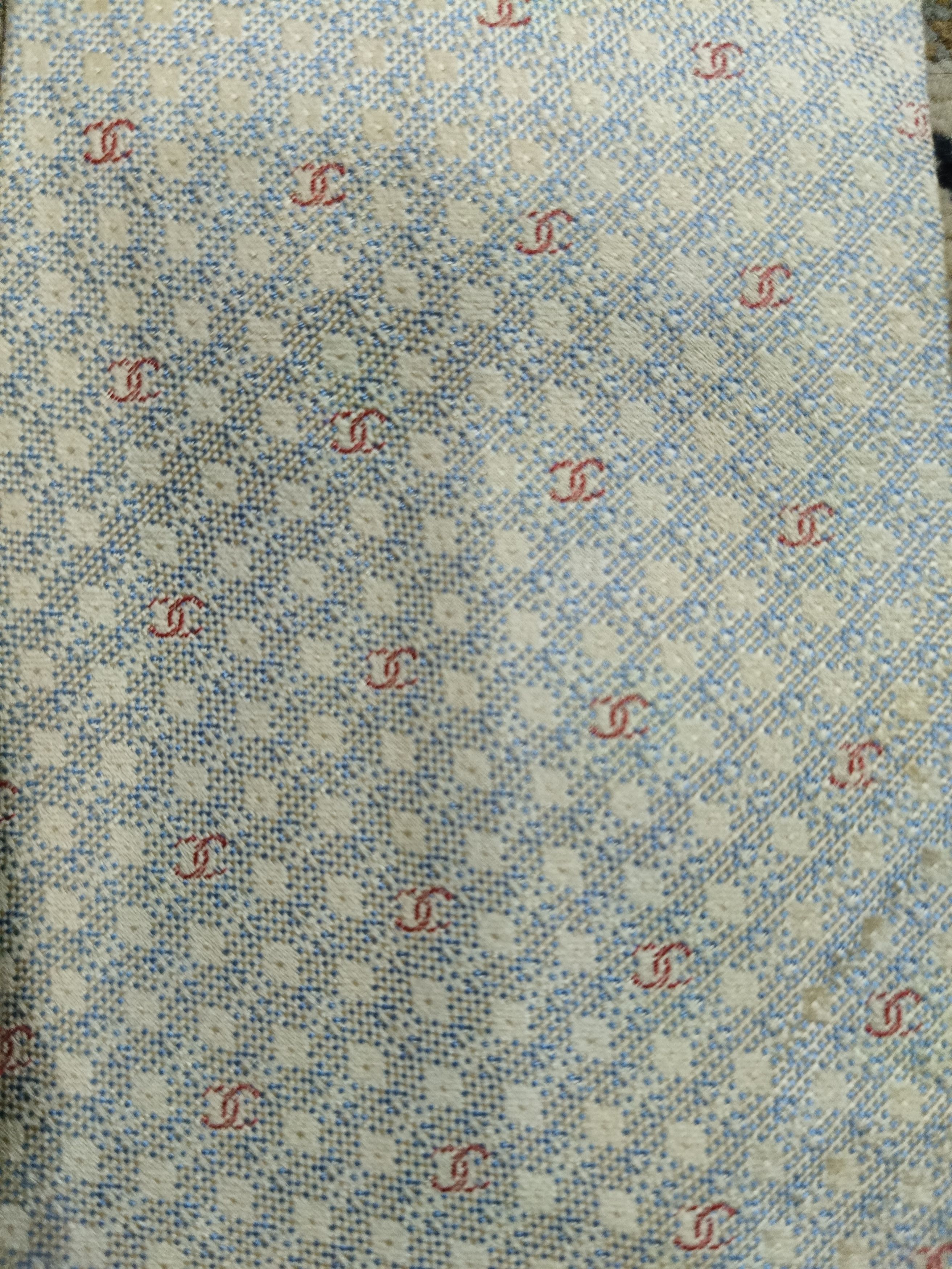 Chanel × Designer Chanel Monogram Tie Size ONE SIZE - 6 Thumbnail