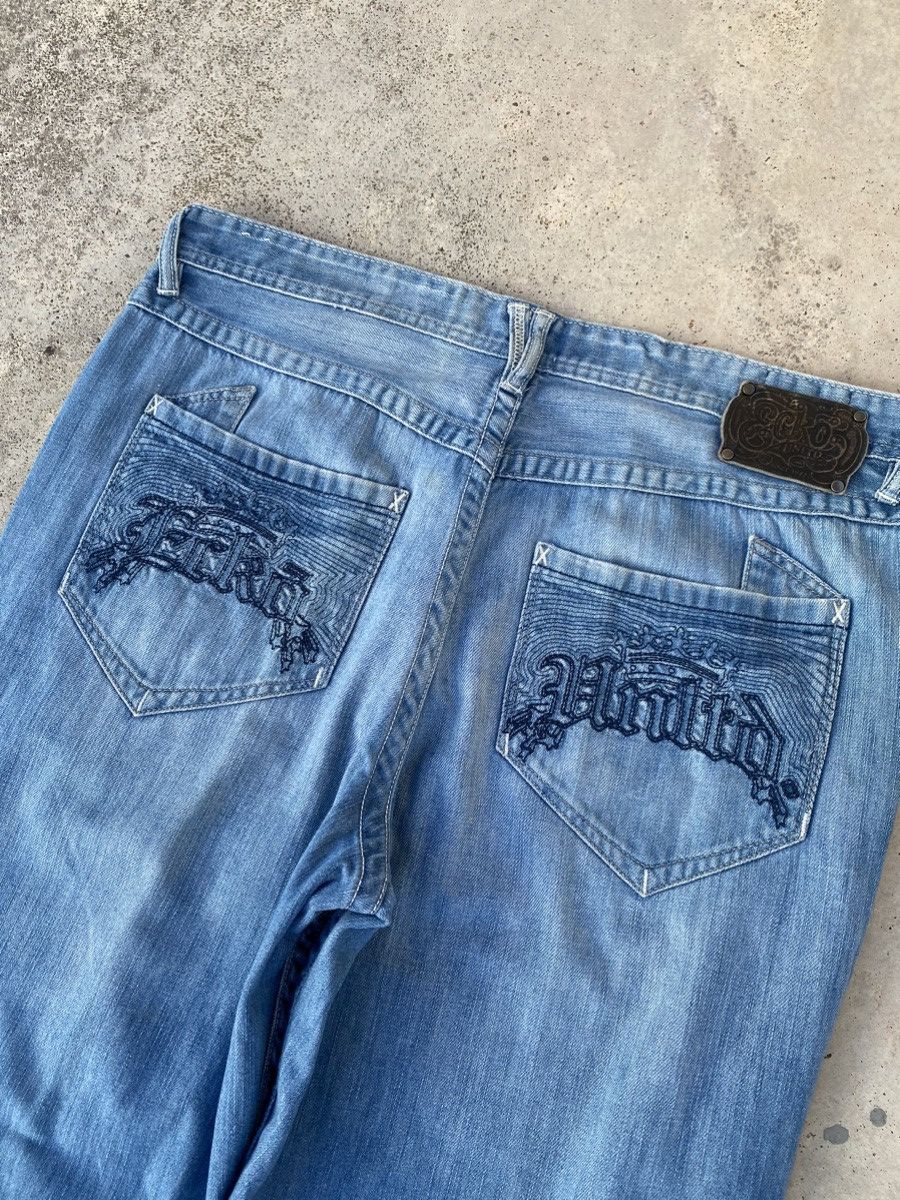 Ecko Unltd. 2000s Ecko Unlimited y2k Baggy Jeans Jnco Styled Size US 38 / EU 54 - 2 Thumbnail