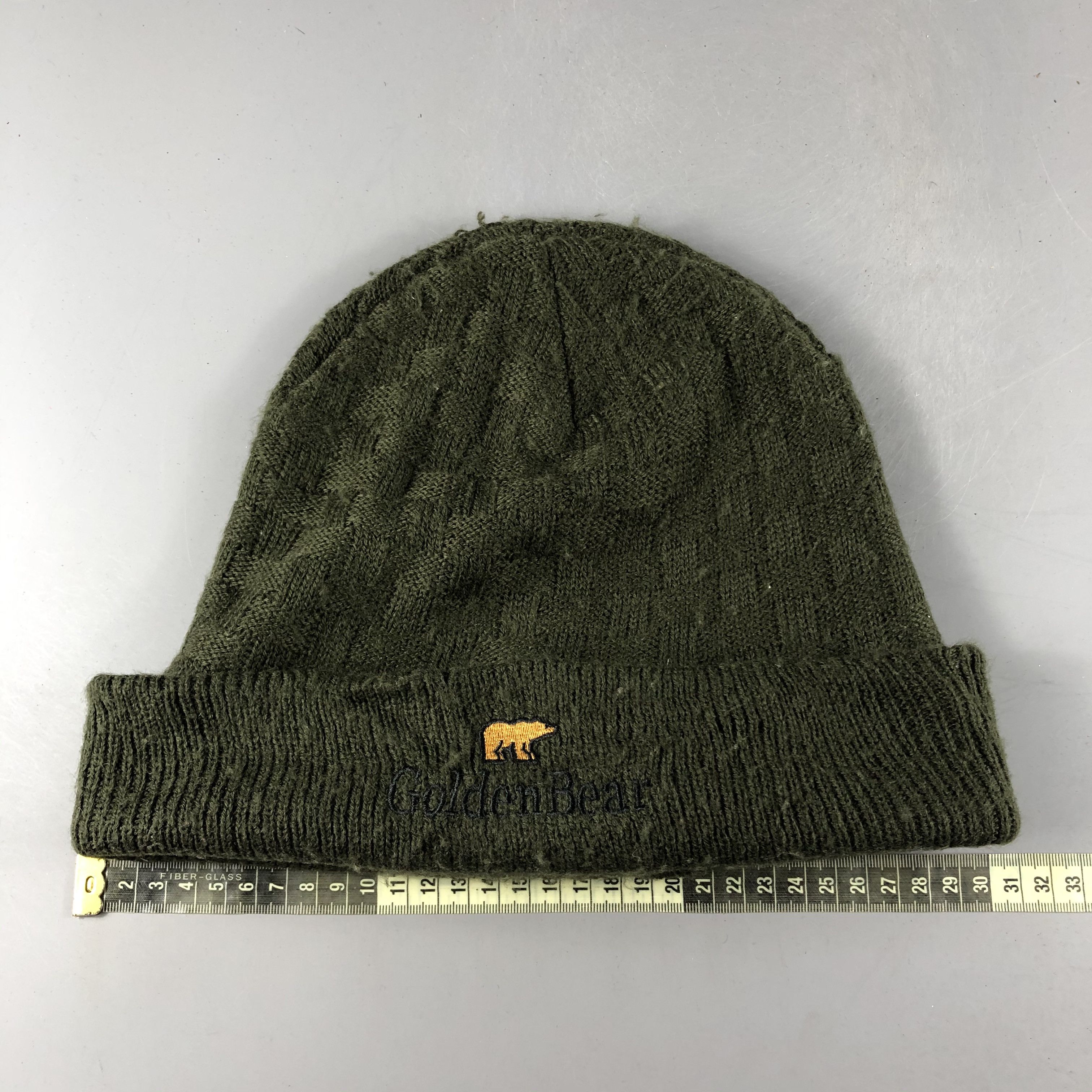 Golden Bear × Vintage Golden Bear Beanie Snow Hat Snow Cap -D763 Size ONE SIZE - 3 Thumbnail