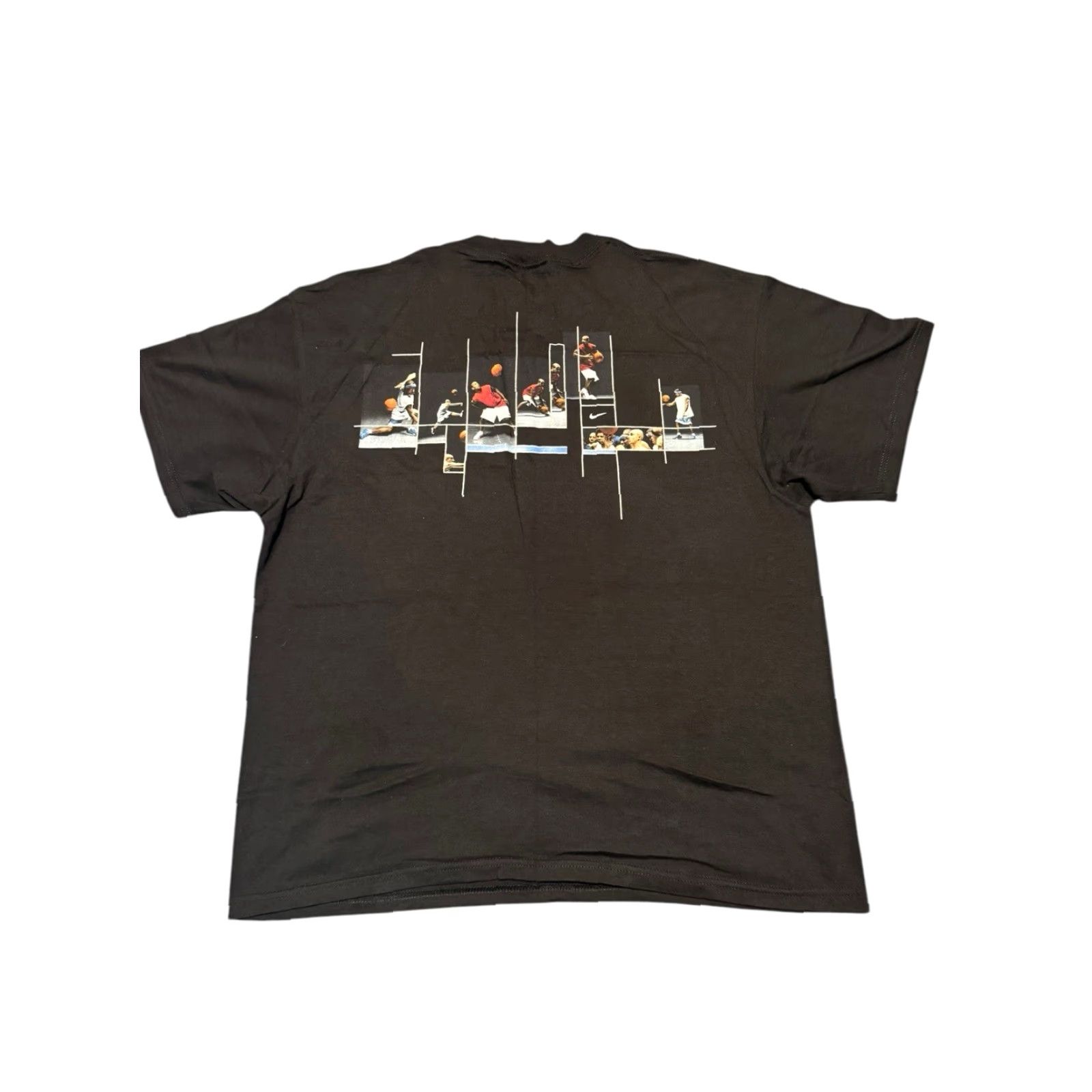 Nike VINTAGE Nike Freestyle T-Shirt XL Black Crew Neck Short Sleeve Basketball Promo 2001 Nike Air Men Size XL Size US XL / EU 56 / 4 - 5 Thumbnail