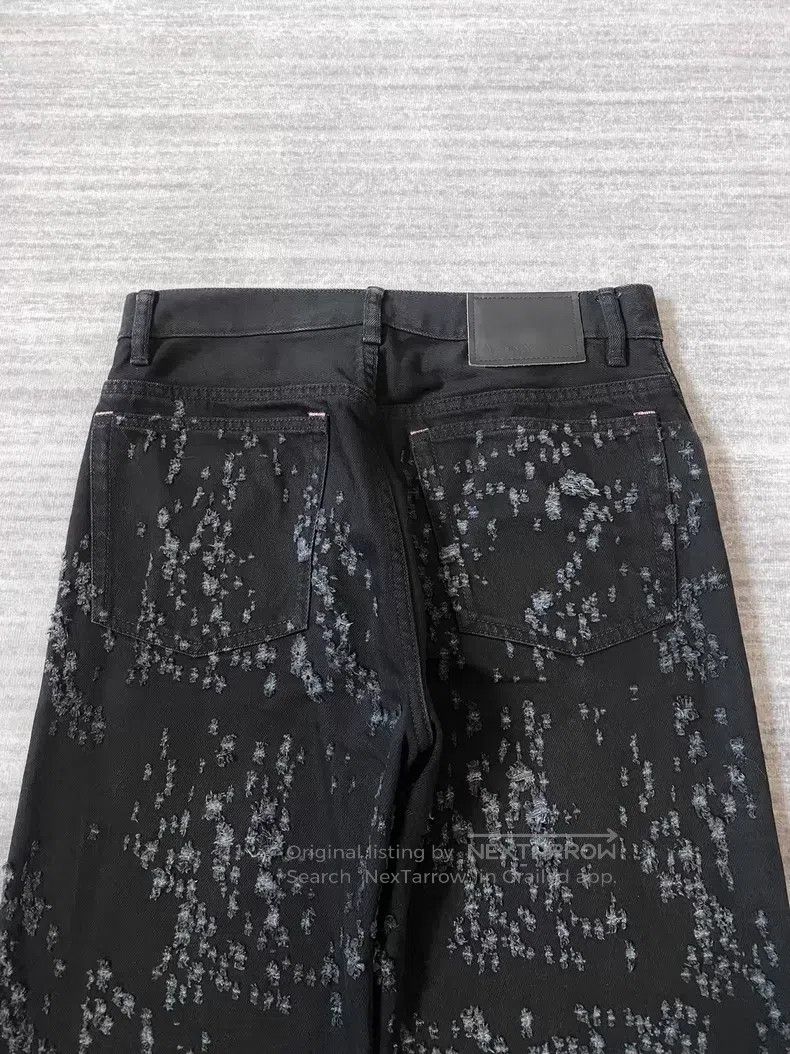 Acne Studios Acne Studios Bullet Hole Destroyed Hole Flared Denim Pants Size US 30 / EU 46 - 5 Thumbnail