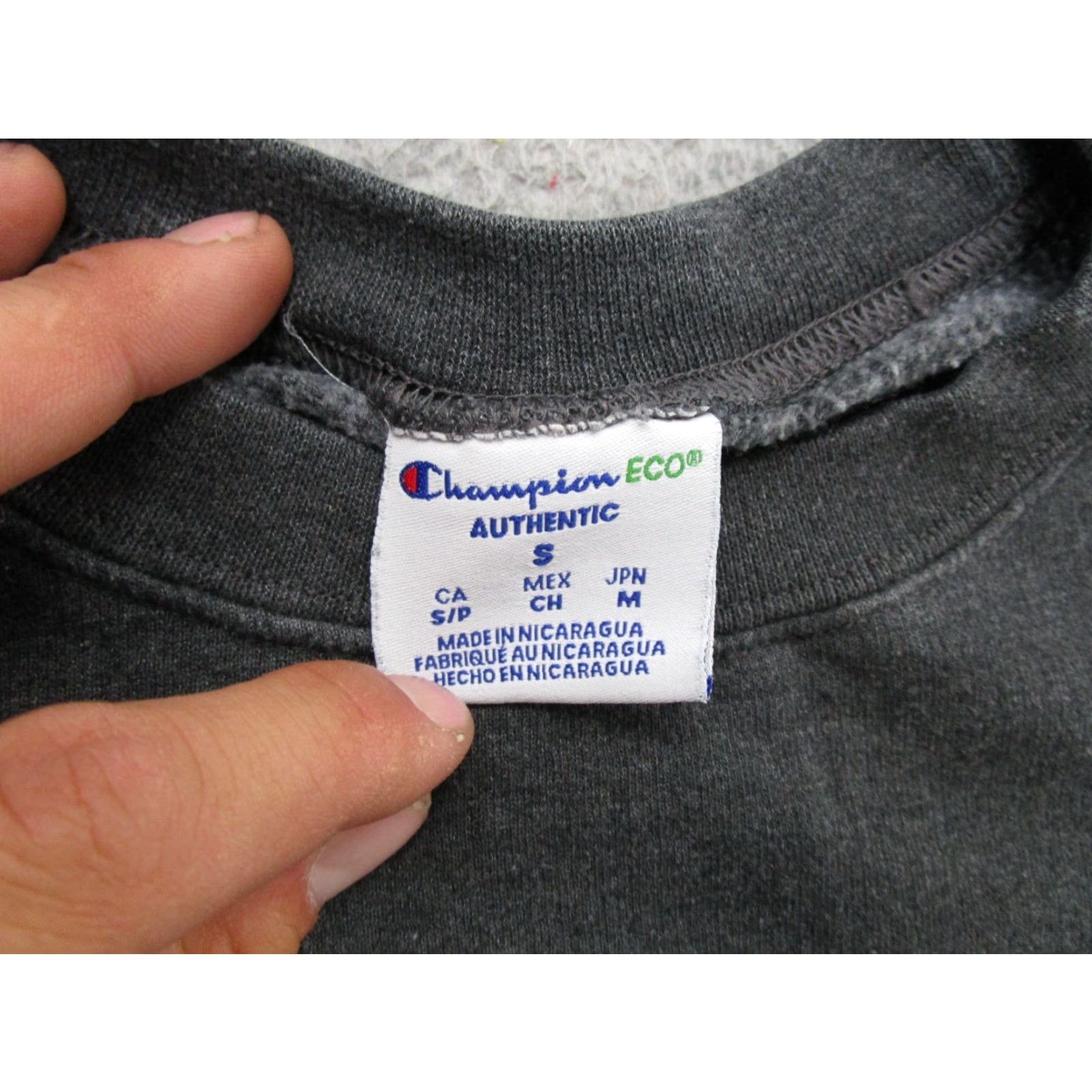 Champion Bemidji State University BSU Beavers Spell Out Gray Sweatshirt Mens Size S Size US S / EU 44-46 / 1 - 3 Thumbnail