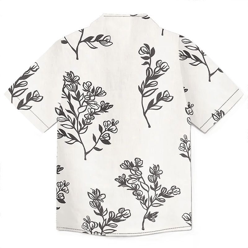 Designer × Vintage Jean Floral Bowling Shirt | Vintage Floral Street Style Size US L / EU 52-54 / 3 - 2 Thumbnail