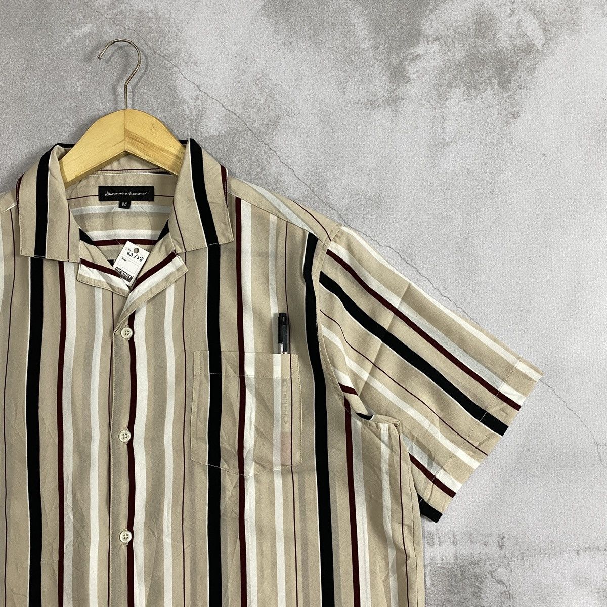 Other D’homme a homme Striped Shirt Size US M / EU 48-50 / 2 - 3 Thumbnail