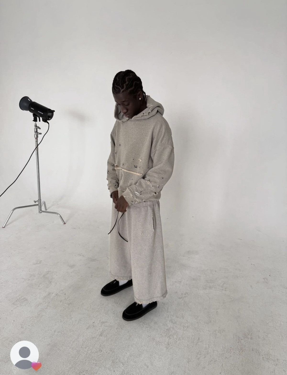 Other UNDS ‘Heather Grey 3G Thermal Lined Hoodie’ Size US L / EU 52-54 / 3 - 9 Thumbnail