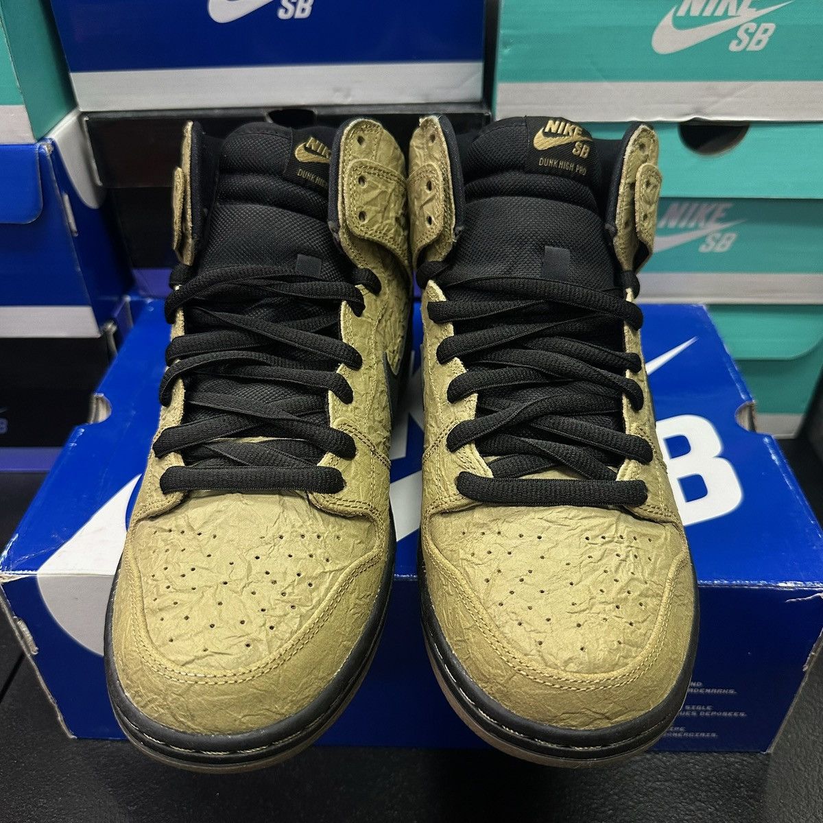 Nike Size 10.5 - Nike SB Dunk High Brown Paper Bag 313171-202 Size US 10.5 / EU 43-44 - 4 Thumbnail