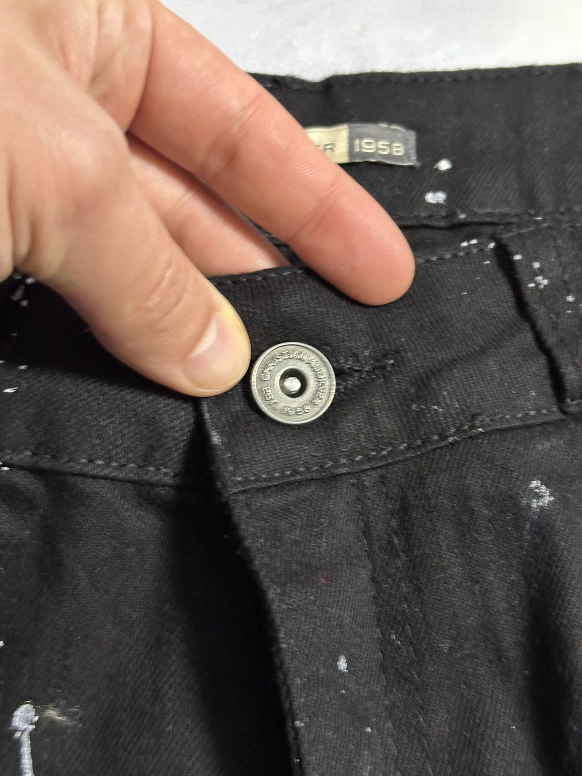 Christian Audigier Rare Jeans Christian Audigier 1958 Japan Avant-Garde style. Size US 30 / EU 46 - 7 Thumbnail