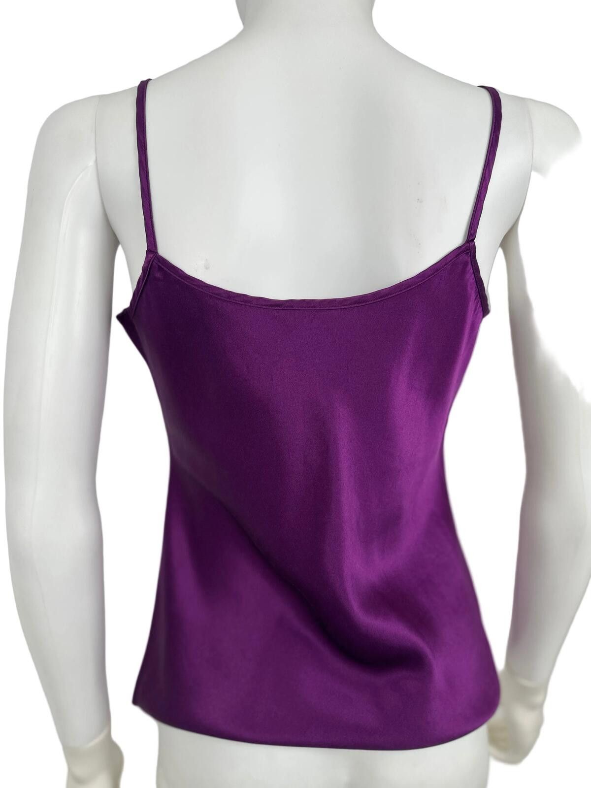 Dsquared2 Dsquared2 Silk Lace Trim Cami Top Size M / US 6-8 / IT 42-44 - 2 Thumbnail