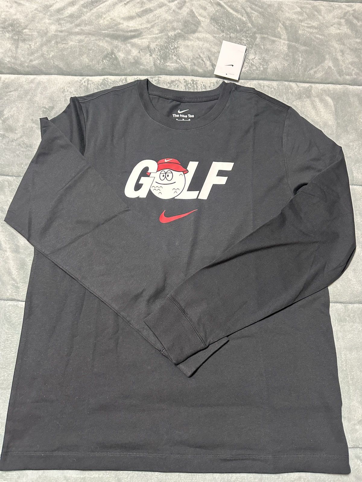 Nike New Nike Golf Long Sleeve T-Shirt SIZE XL FQ4929-010 NWT Size US XL / EU 56 / 4 - 1 Thumbnail