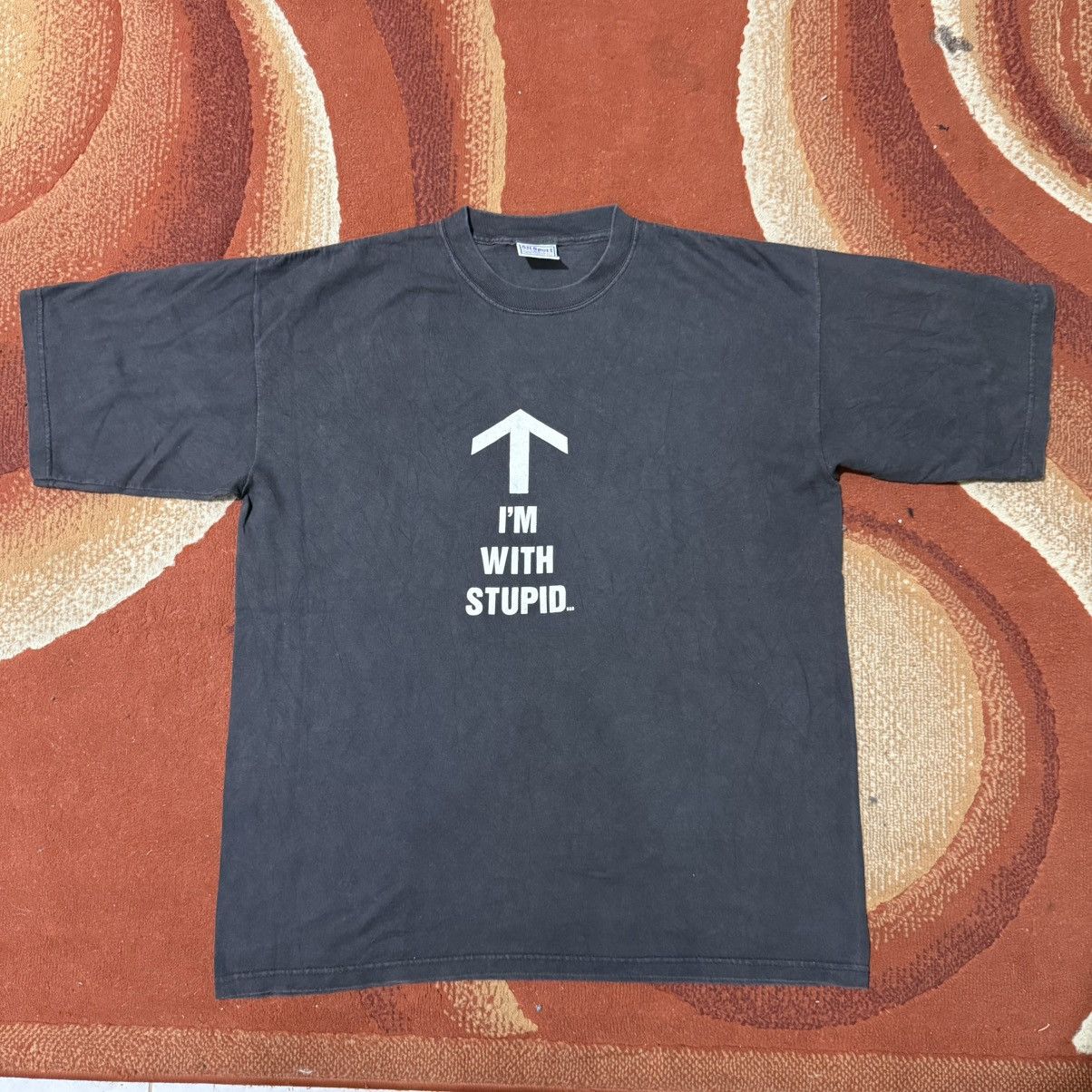 Vintage Vintage I'm With Stupid Size US L / EU 52-54 / 3 - 2 Thumbnail