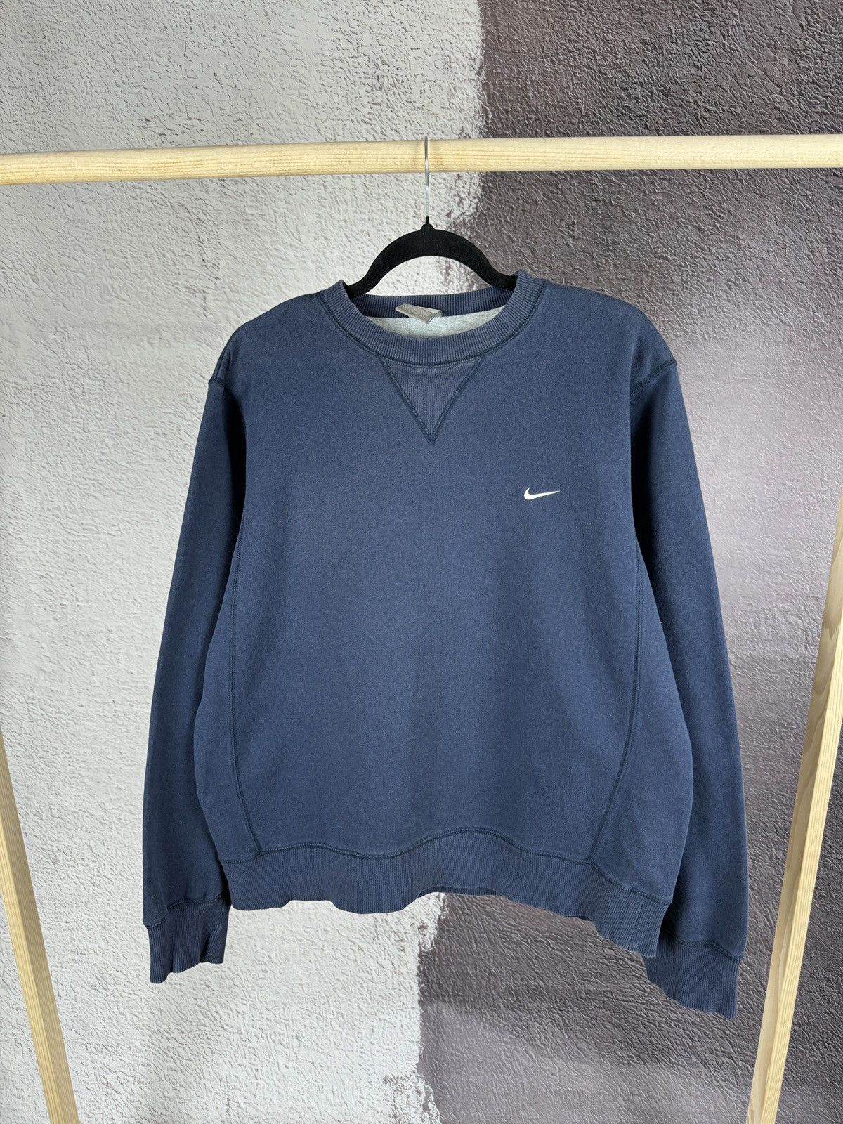 Nike × Vintage Nike vintage y2k blue faded sweatshirt size M Size US M / EU 48-50 / 2 - 1 Thumbnail