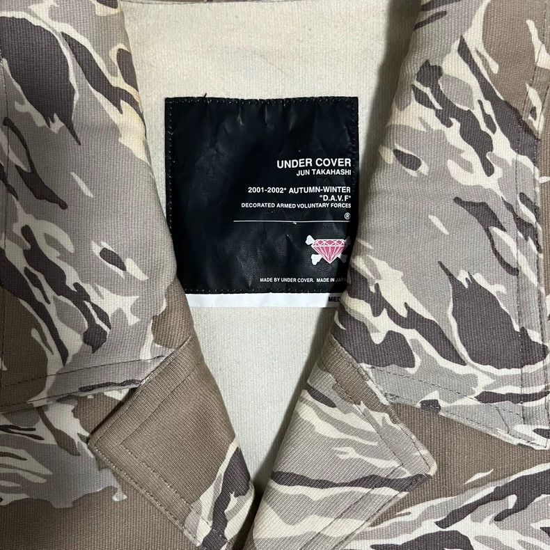 Undercover Undercover 2001 D. A. V. F Camo Jacket Size US M / EU 48-50 / 2 - 3 Thumbnail