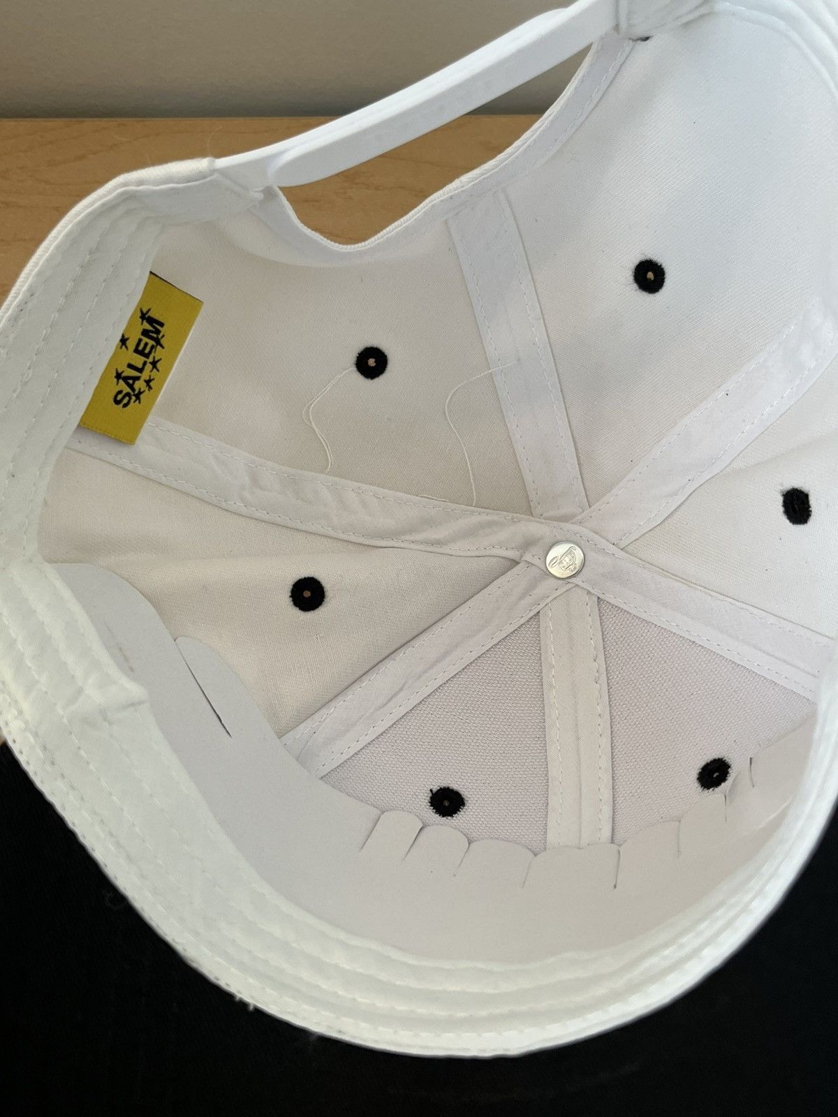 S4LEM Salem Flag Hat White (Rare Misprint) Size ONE SIZE - 3 Thumbnail
