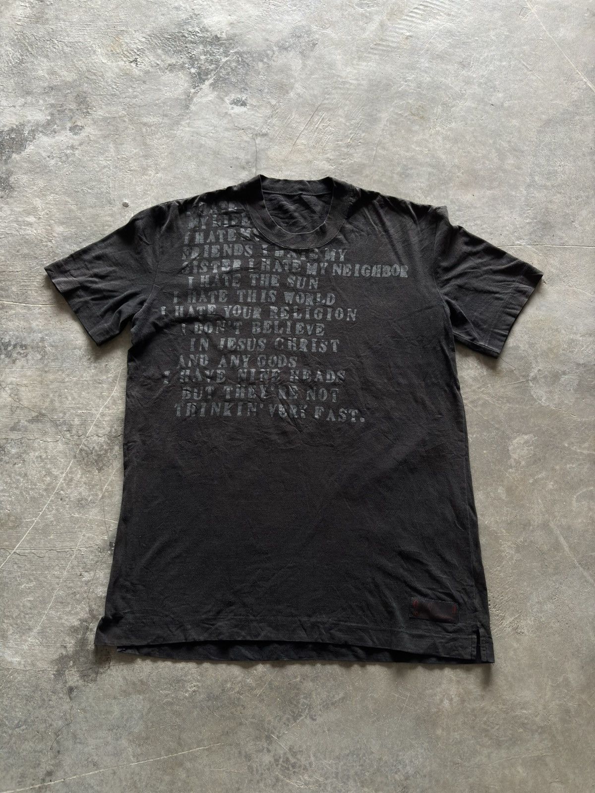 Beauty Beast 010920 THE NINE HEADS poem japanese punk undercover style Size US M / EU 48-50 / 2 - 1 Thumbnail