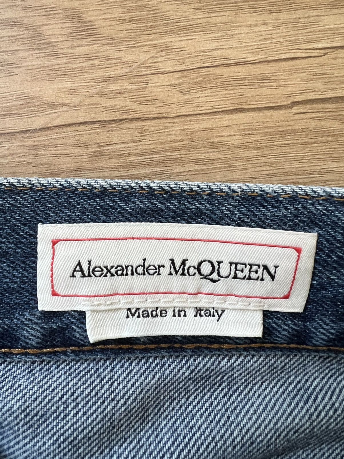 Alexander McQueen Side Seamed Denim Size US 30 / EU 46 - 5 Thumbnail