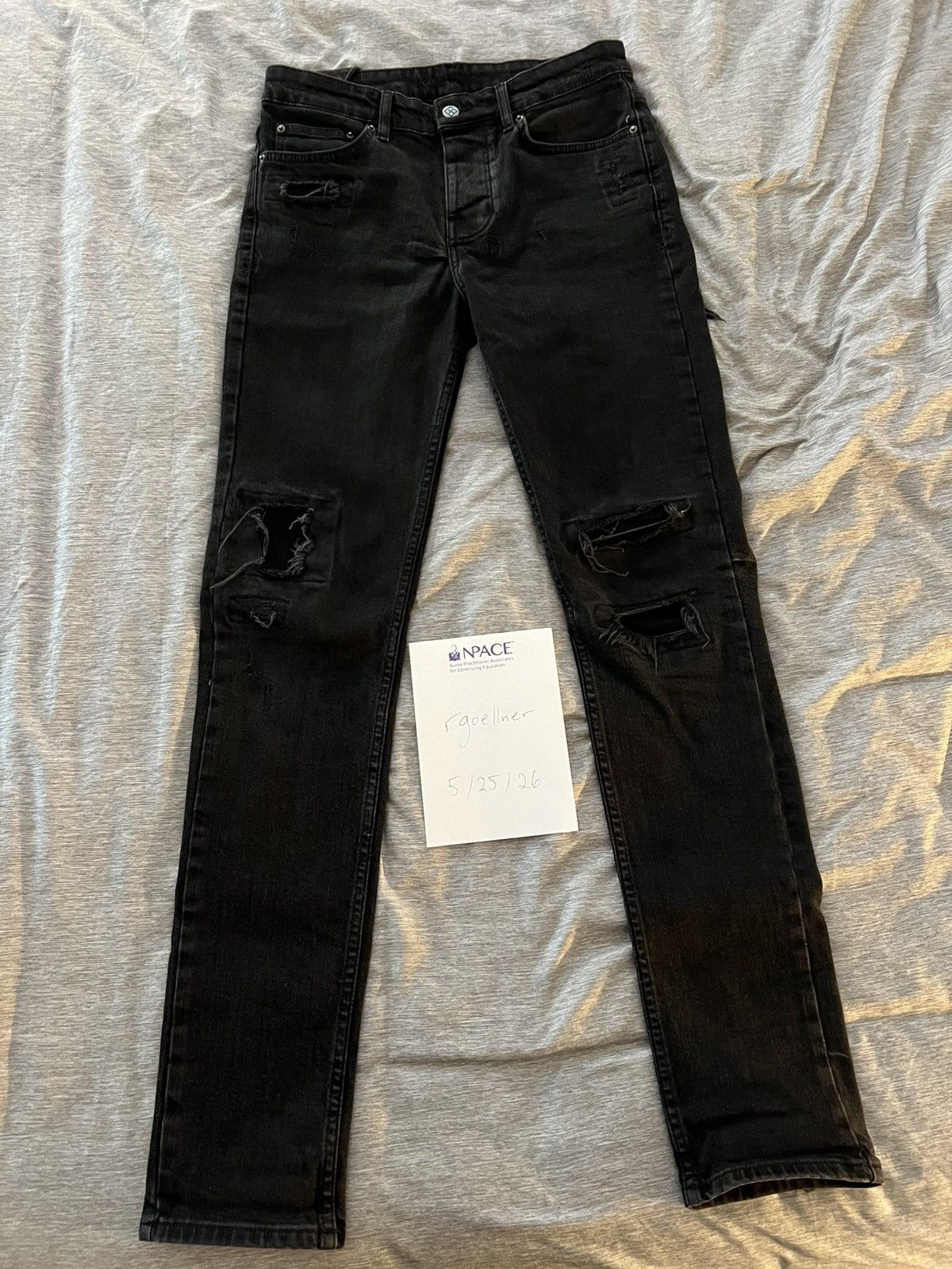 Ksubi Ksubi Jeans Black Chitch Boneyard Slim Size US 30 / EU 46 - 1 Thumbnail