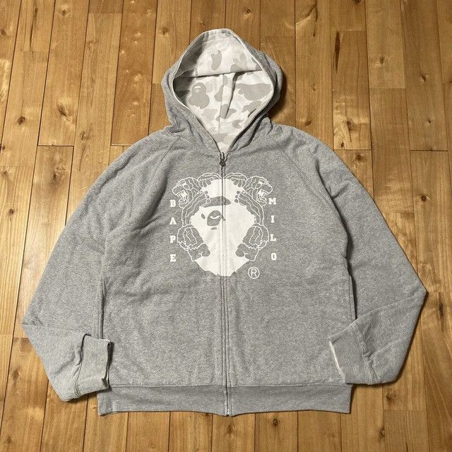 Bape 🔥Reversible🔥 BAPE CAMO Zip up hoodie a bathing ape NIGO Size US M / EU 48-50 / 2 - 4 Thumbnail