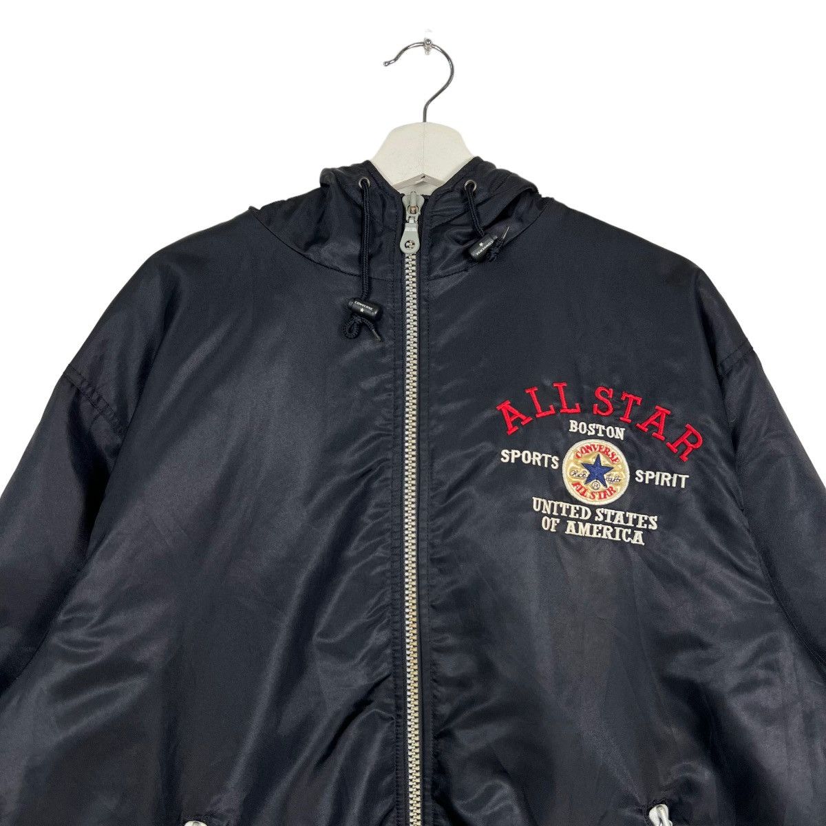 Converse 🔥 VINTAGE CONVERSE HOODIES JACKET BIG LOGO Size US L / EU 52-54 / 3 - 4 Thumbnail